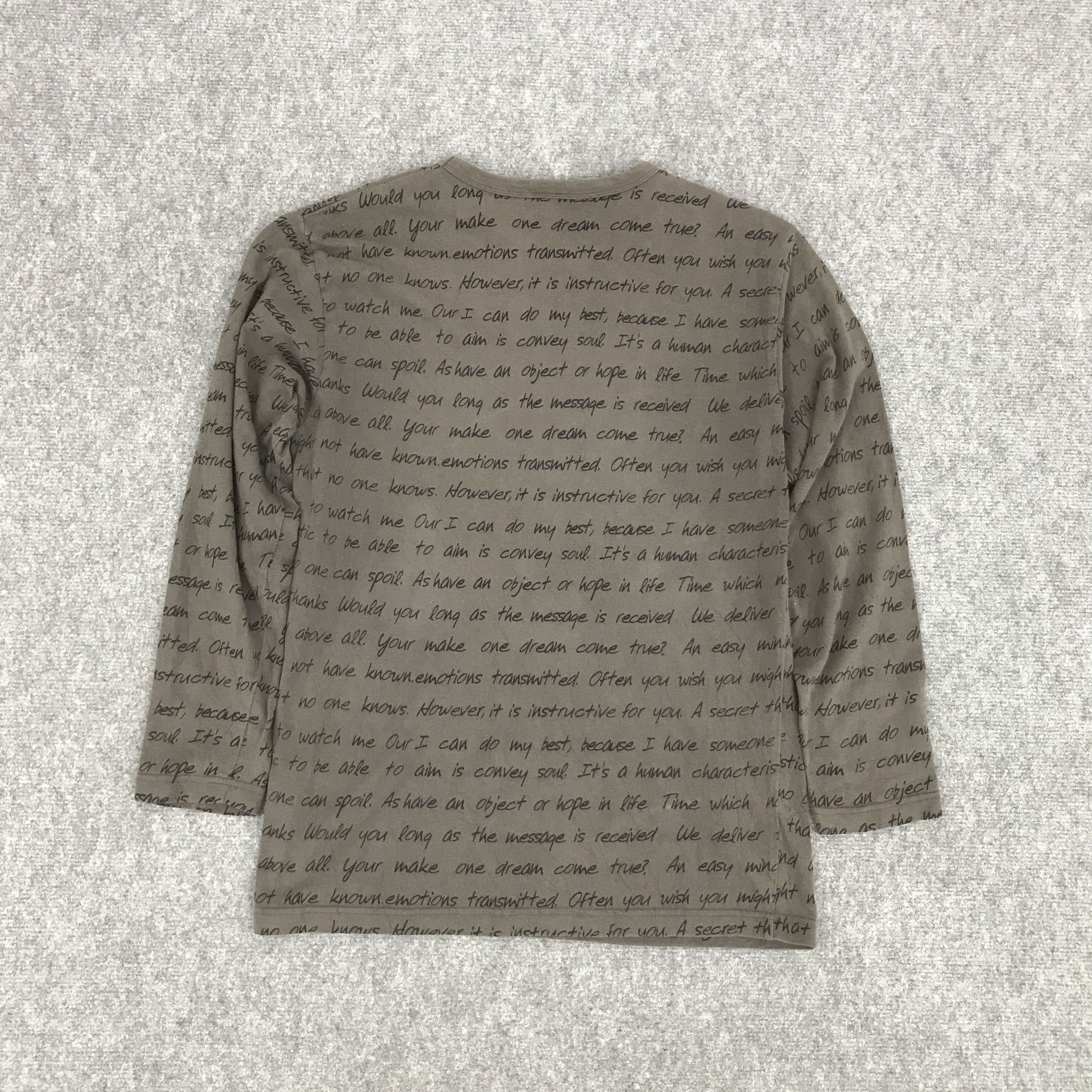 If Six Was Nine × Japanese Brand × Le Grande Bleu (L.G.B.) JAPANESE BRAND PUNK STYLE DESIGN LONG SLEEVE TSHIRTS Size US M / EU 48-50 / 2 - 2 Thumbnail