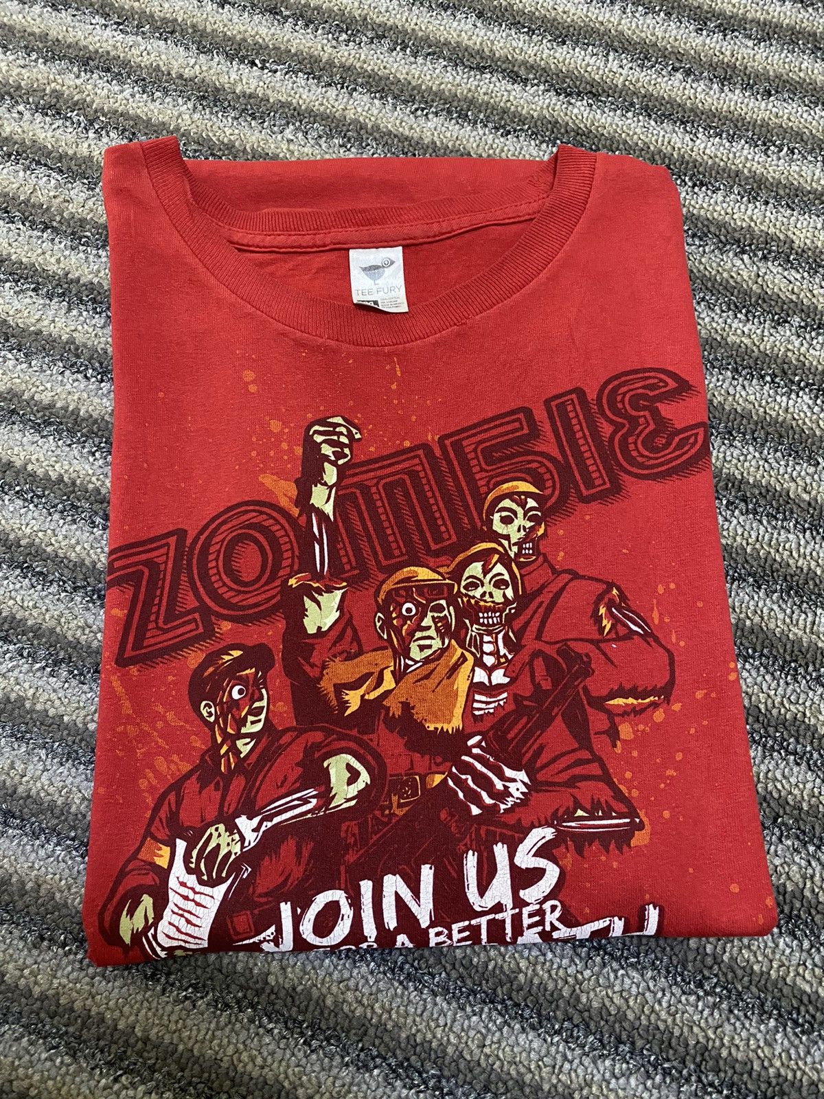 Other × Teefury Zombie 🧟‍♀️ Tee Fury Tshirt Size US XXL / EU 58 / 5 - 5 Thumbnail