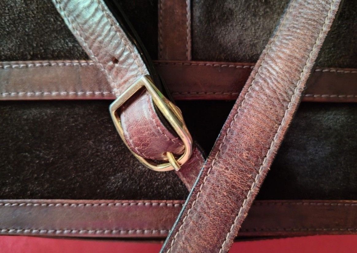 Lanvin Authentic Vintage Lanvin Leather Messenger Bag Size ONE SIZE - 10 Thumbnail