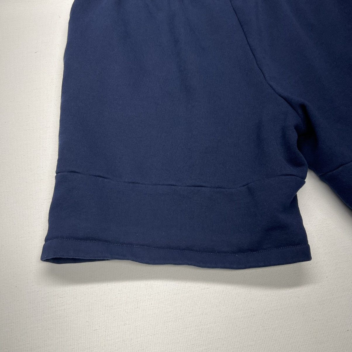 Lacoste Lacoste Sweat Shorts Blue Stripe Letter Logo Navy Drawstring Size US 36 / EU 52 - 12 Thumbnail