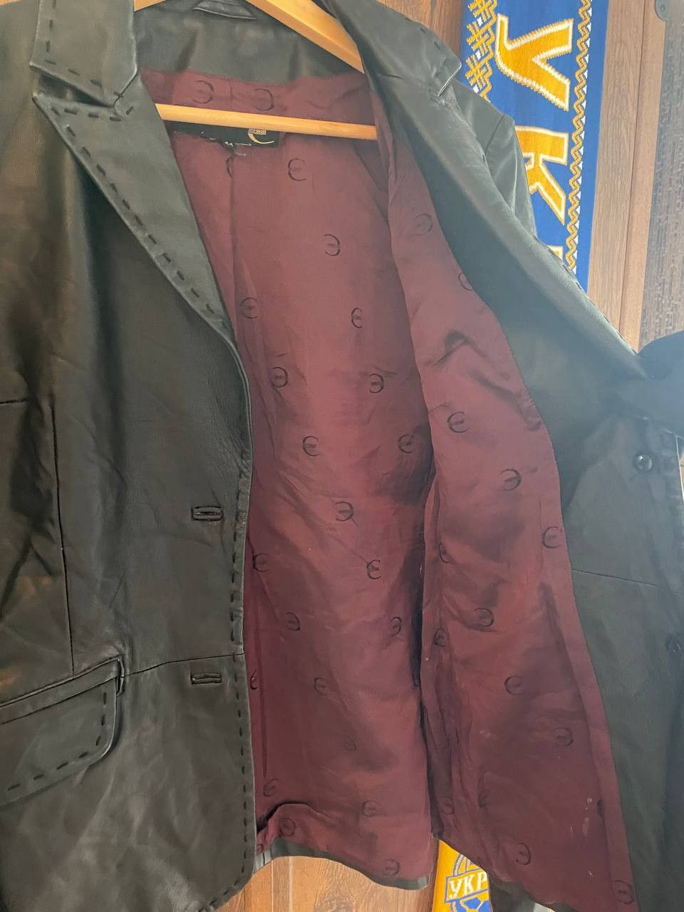 Just Cavalli × Roberto Cavalli Roberto Cavalli leather jacket vintage y2k Size L / US 10 / IT 46 - 6 Thumbnail