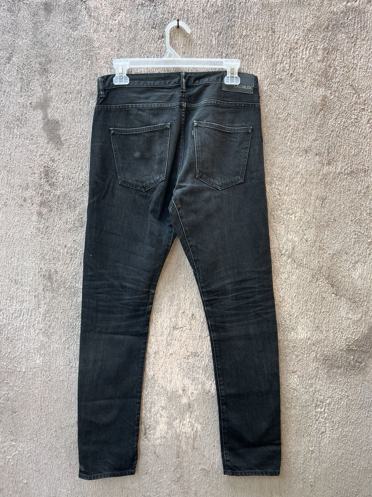 Japanese Brand LAD Musician Denim Black Wash Size US 30 / EU 46 - 6 Thumbnail