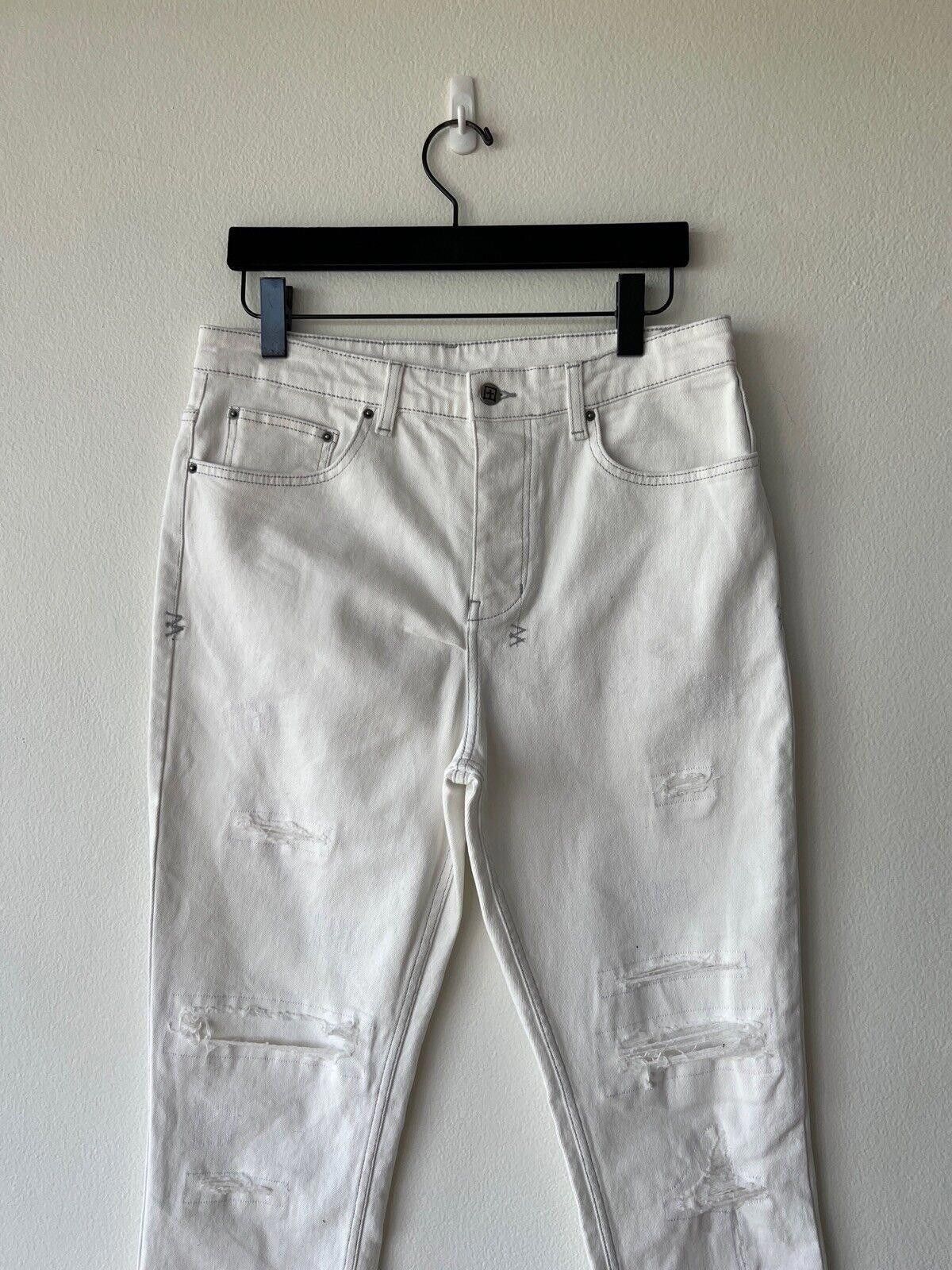 Ksubi new Ksubi mens denim jean slim small medium white ivory 32 Size US 32 / EU 48 - 2 Thumbnail