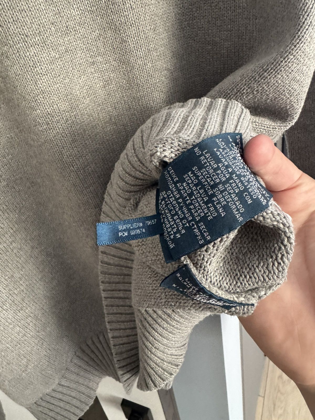 Polo Ralph Lauren Polo Ralph Lauren Cable Sweater Knit Luxury Gray size XL Size US XL / EU 56 / 4 - 8 Thumbnail