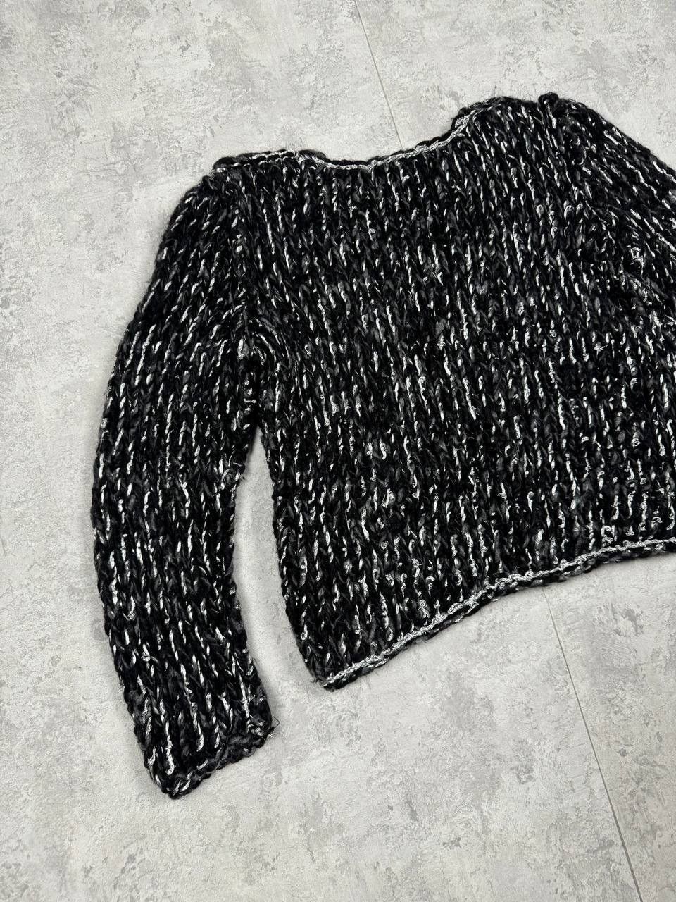 Dolce & Gabbana RARE Dolce & Gabbana Knit Silver Sweater Size M Size M / US 6-8 / IT 42-44 - 9 Thumbnail