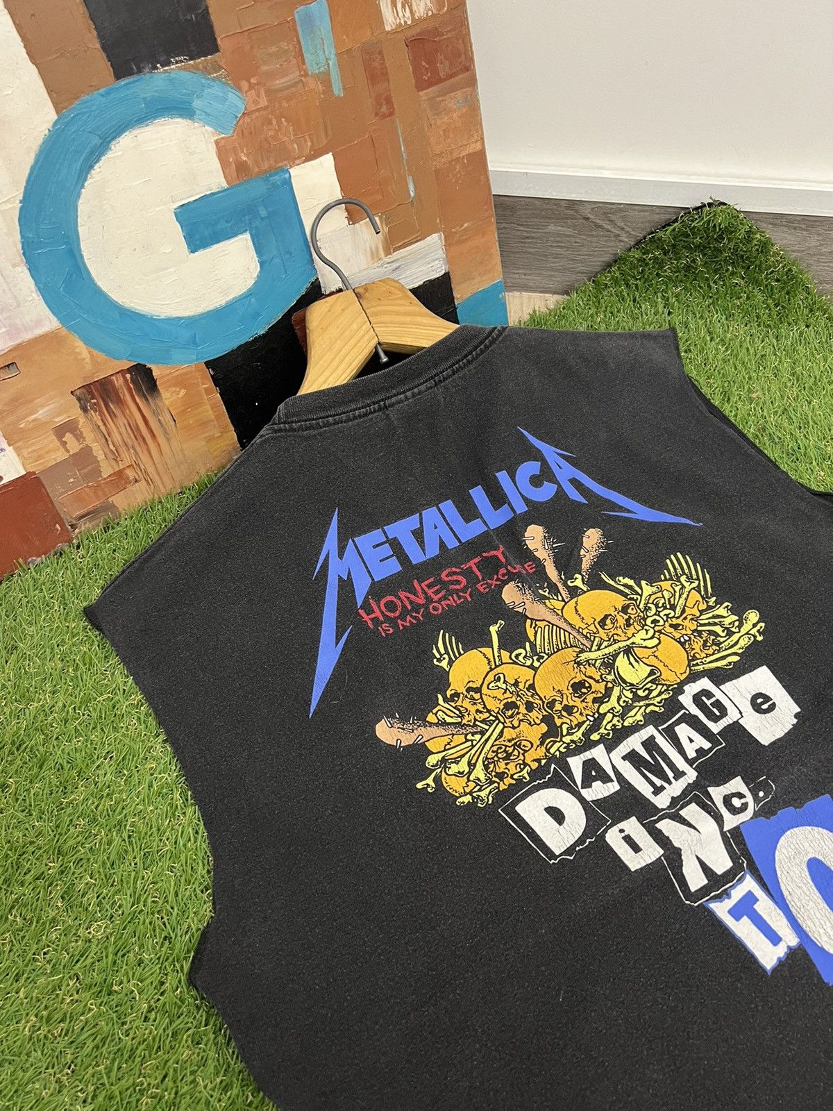 Band Tees Vintage 1994 Metallica Pushead Band Tee Size US XXL / EU 58 / 5 - 13 Thumbnail