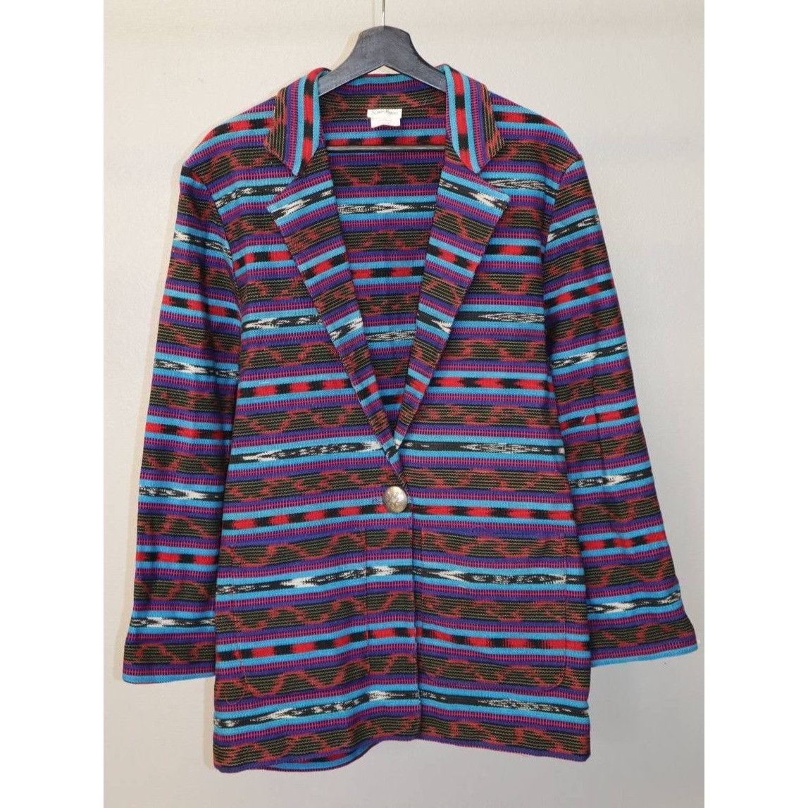 Neiman Marcus Vtg Neiman Marcus Southwest Blazer Size M Cotton Blend Lined Size US M / EU 48-50 / 2 - 7 Thumbnail