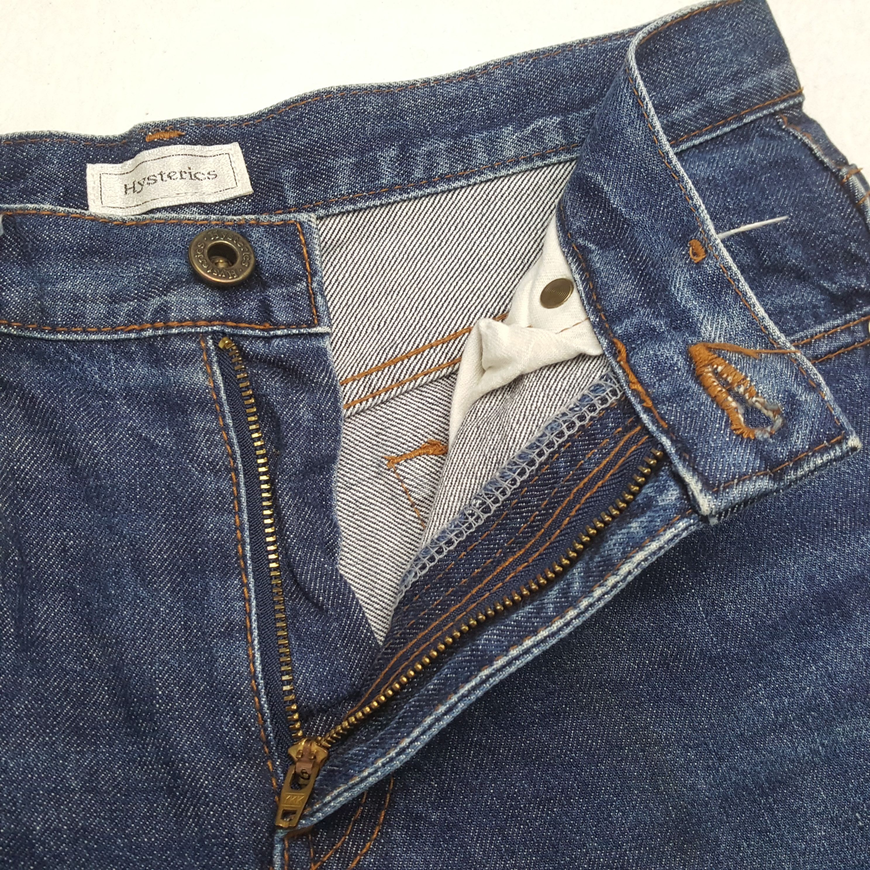 Hysteric Glamour × Japanese Brand × Vintage HYSTERIC GLAMOUR Japanese Brand Custom Art Jeans Size US 27 - 12 Thumbnail
