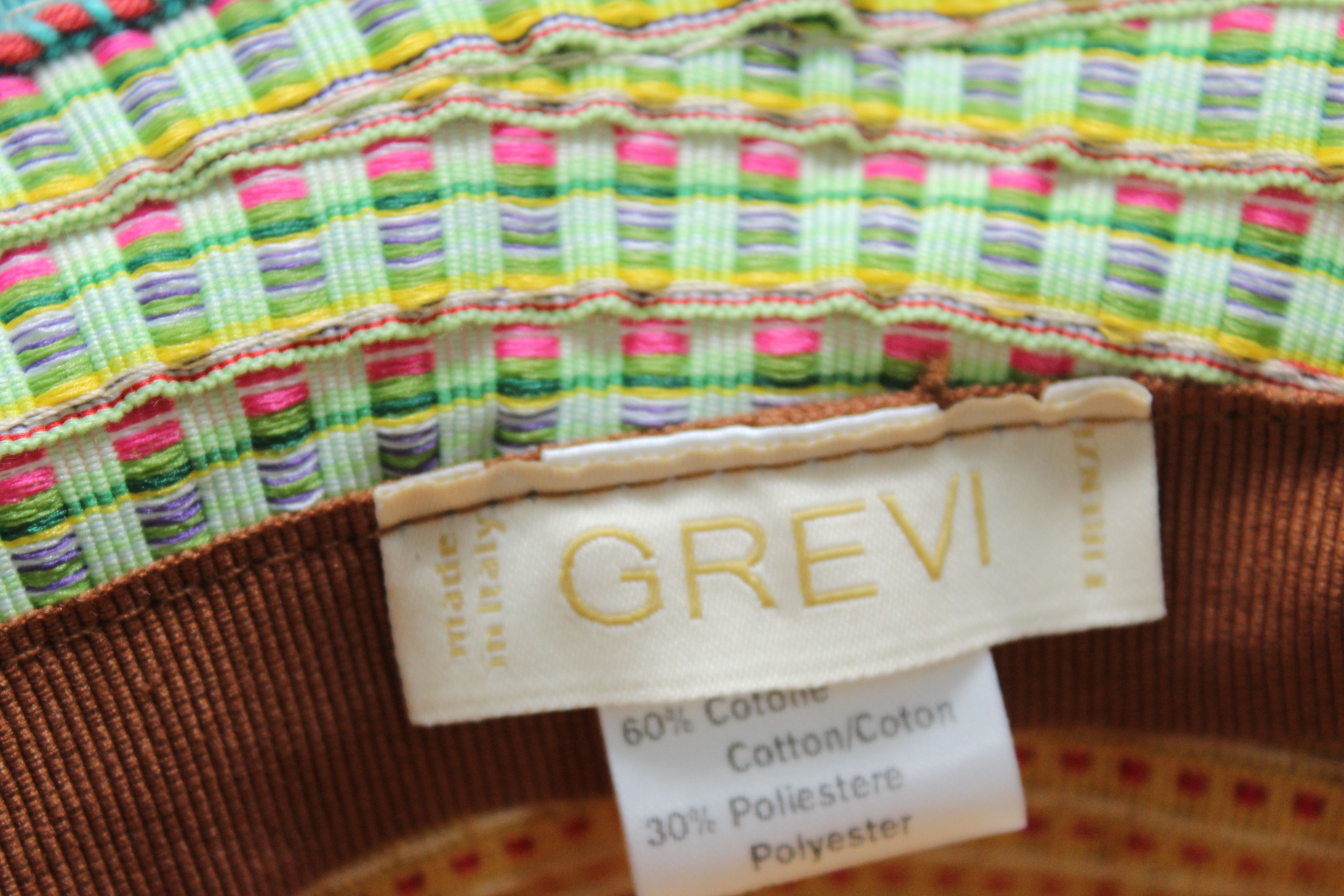 Vintage Grevi Bucket Hat Made In Italy Size ONE SIZE - 11 Thumbnail