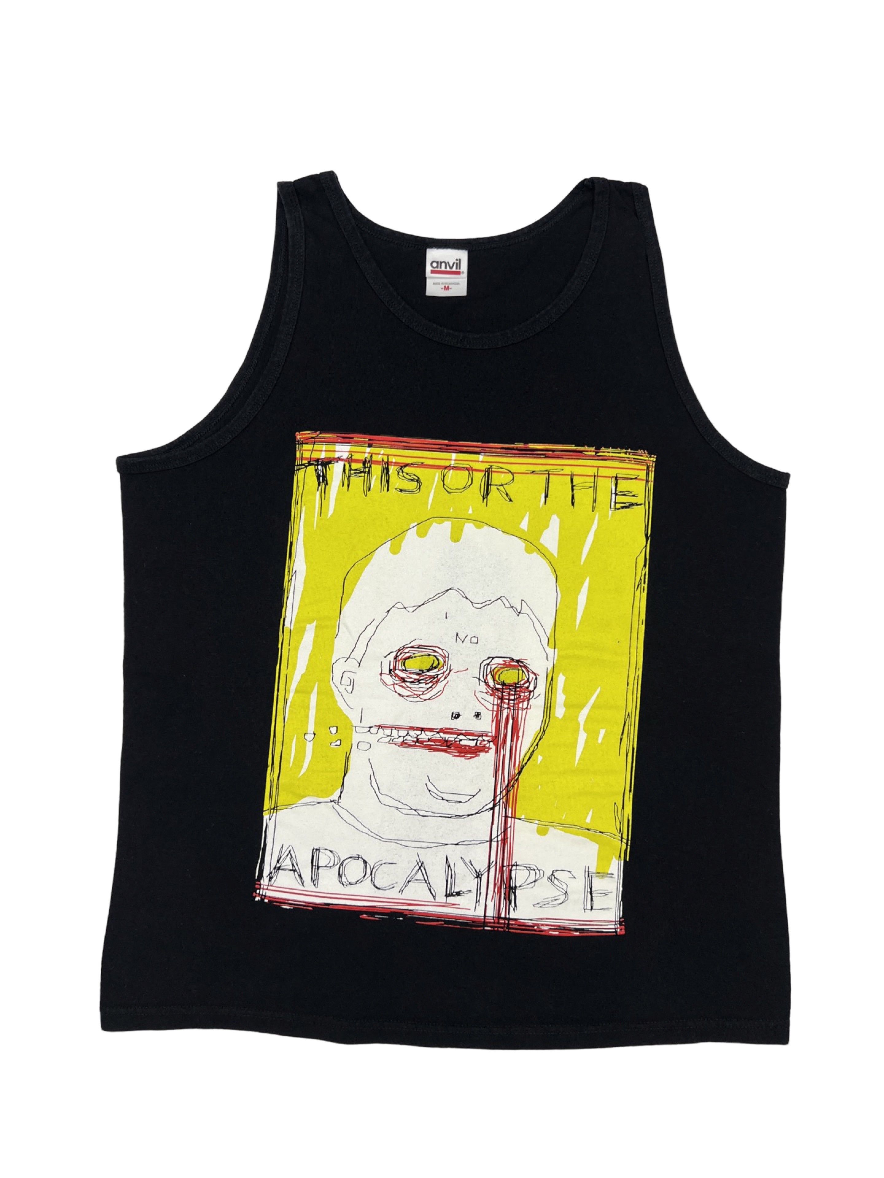 Anvil × Band Tees Vintage Crazy Graphic Anvil Tank Tee Size US M / EU 48-50 / 2 - 1 Thumbnail