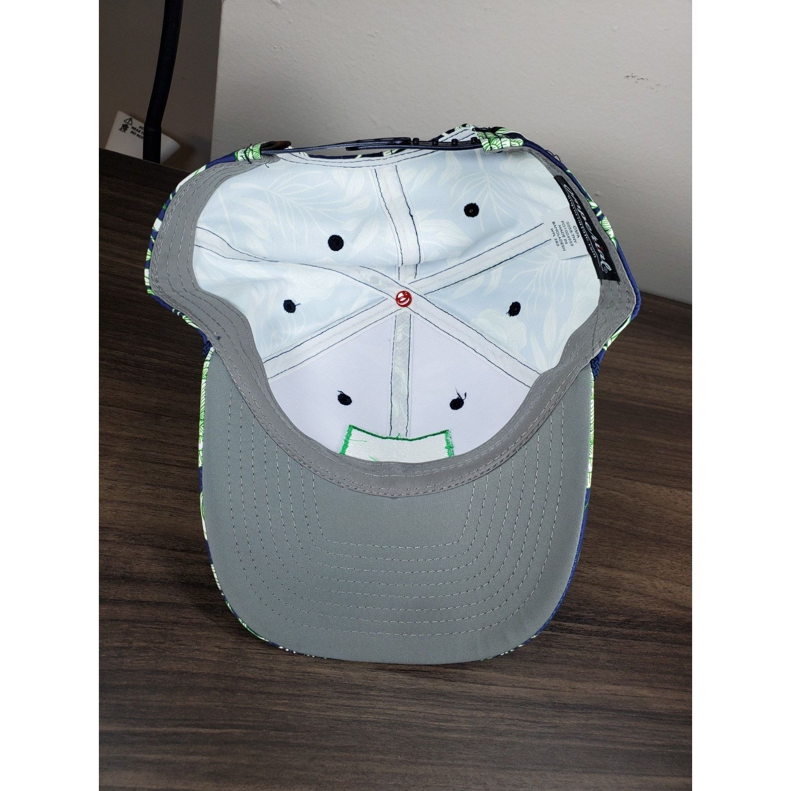 Imperial Acento Latino Hat Floral Snapback Cap Imperial Blue & Green Size ONE SIZE - 9 Thumbnail