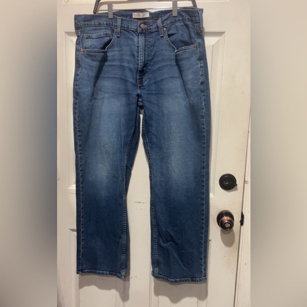 Levi's Levi's blue relaxed fit jeans 36x30 #denim #relaxedfit Size US 36 / EU 52 - 1 Thumbnail