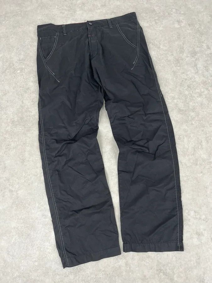 Marithe + Francois Girbaud 2000s Marithé + François Girbaud Black Relaxed Pants Size US 36 / EU 52 - 6 Thumbnail