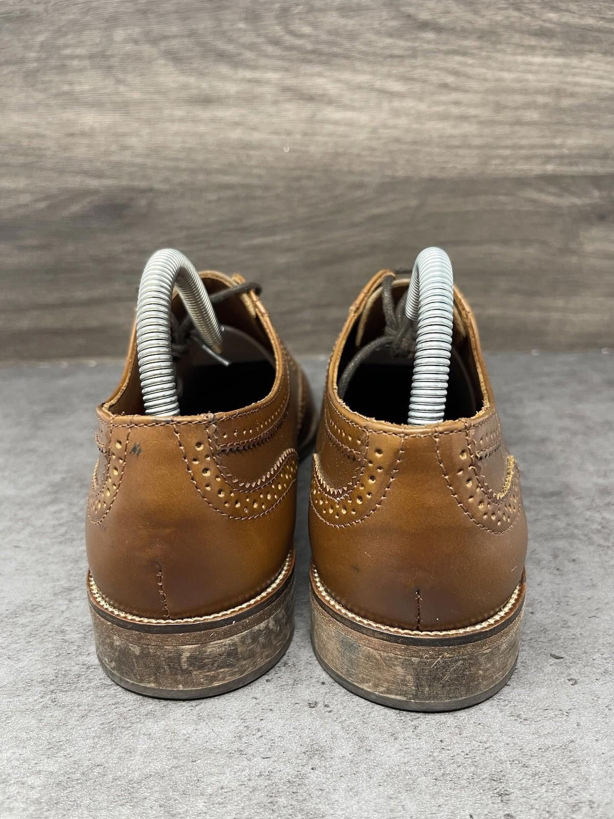 Massimo Dutti Massimo Dutti Shoes Size 39 (Mens 7) Brown Leather Wing Tip Size US 7 / EU 40 - 6 Thumbnail