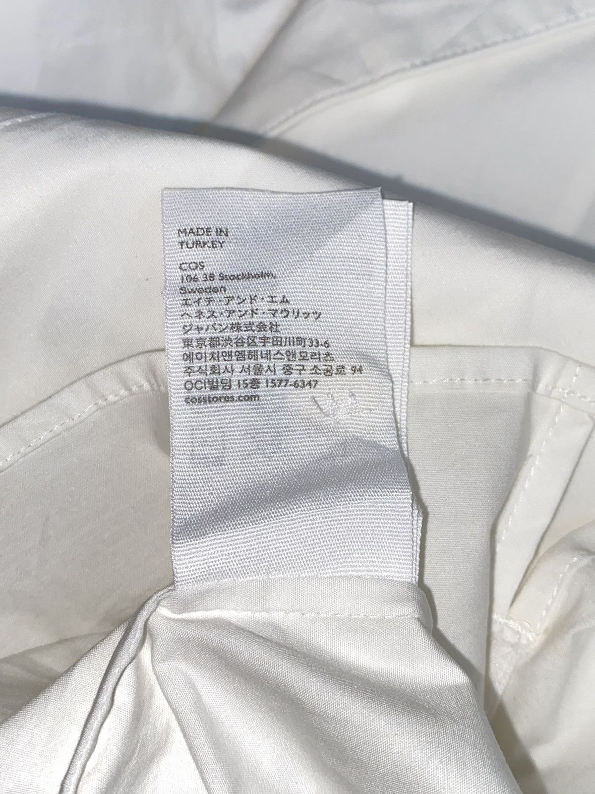 Cos COS Collection Of Style White Boxy Shirt Size US M / EU 48-50 / 2 - 14 Thumbnail