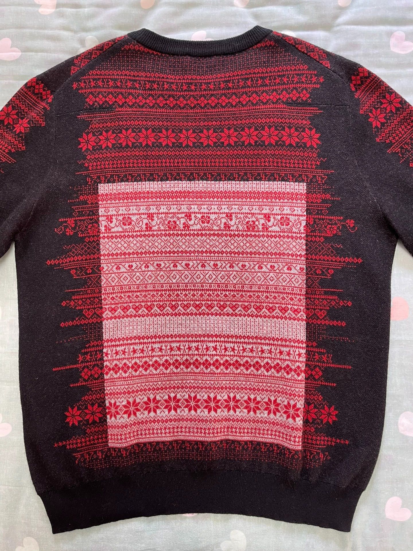 Dior Dior Homme Wool-Cashmere Sweater Red Black XL Size US XL / EU 56 / 4 - 2 Thumbnail