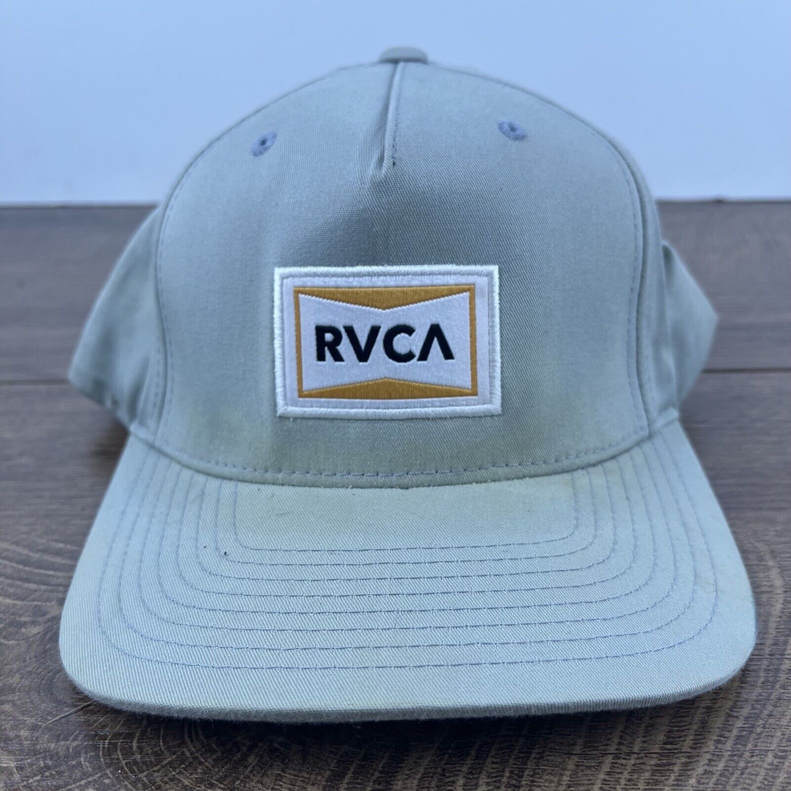 RVCA RVCA Snapback Hat RVCA Snapback Gray Hat Adjustable Hat Gray Size ONE SIZE - 1 Thumbnail