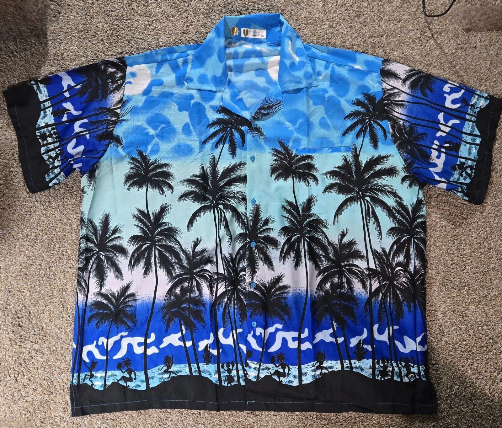 Designer V.H.O. Hawaiian Print Shirt Size 6XL Size US XXL / EU 58 / 5 - 1 Thumbnail
