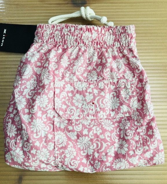 Kiton Kiton 🇮🇹 bohemian dusty rose resort pool swim trunks S NWT Size US 32 / EU 48 - 9 Thumbnail