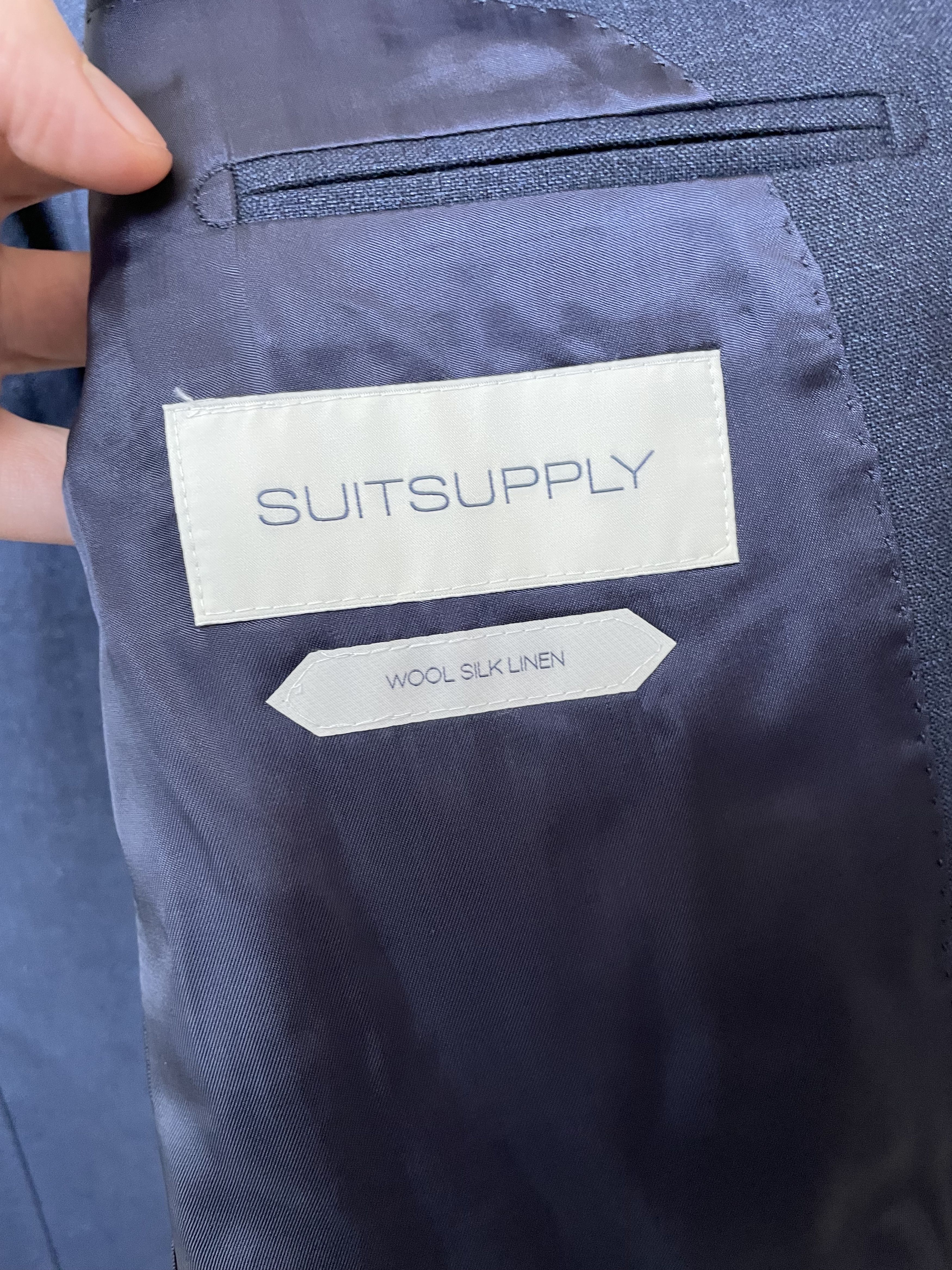 Suitsupply NWT Suitsupply navy full canvas suit, size 36R\EU46 Size 36R - 7 Thumbnail