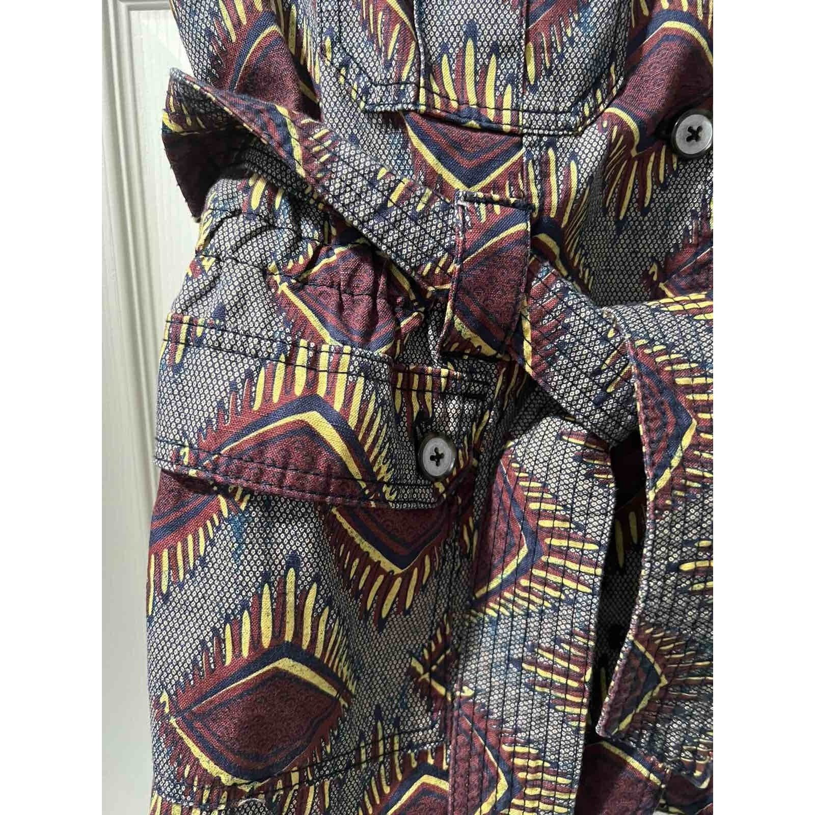 Anthropologie Anthropologie Vest Belt Aztec Size M Cotton A001605 Size M / US 6-8 / IT 42-44 - 4 Thumbnail