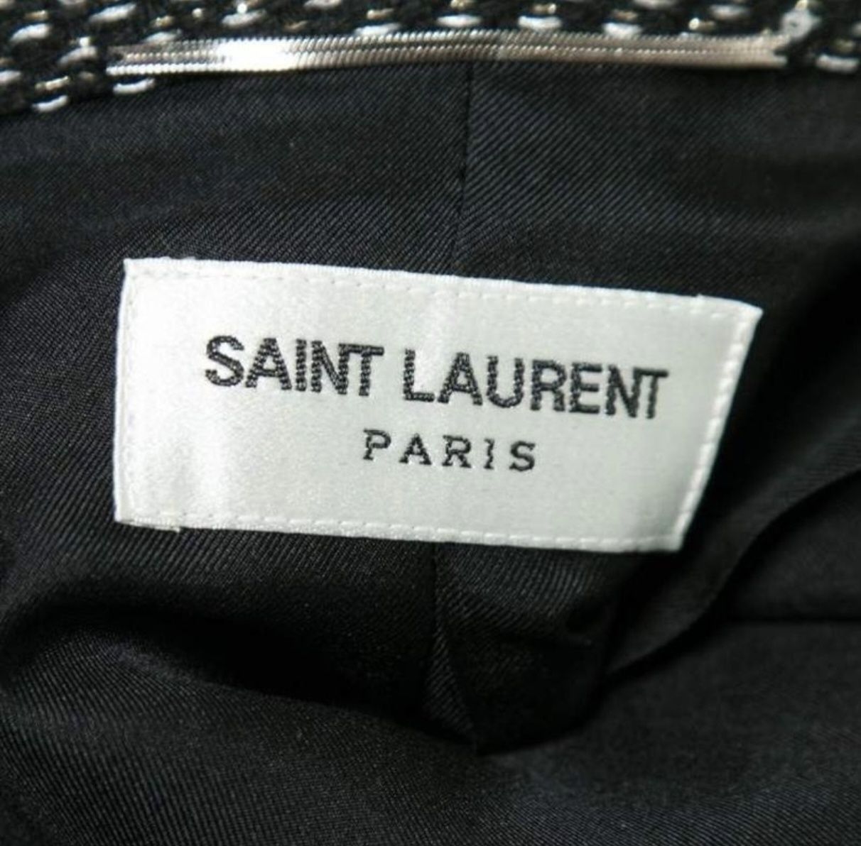 Saint Laurent Paris Saint Laurent Paris Sequinned Blazer Size 50R - 4 Thumbnail