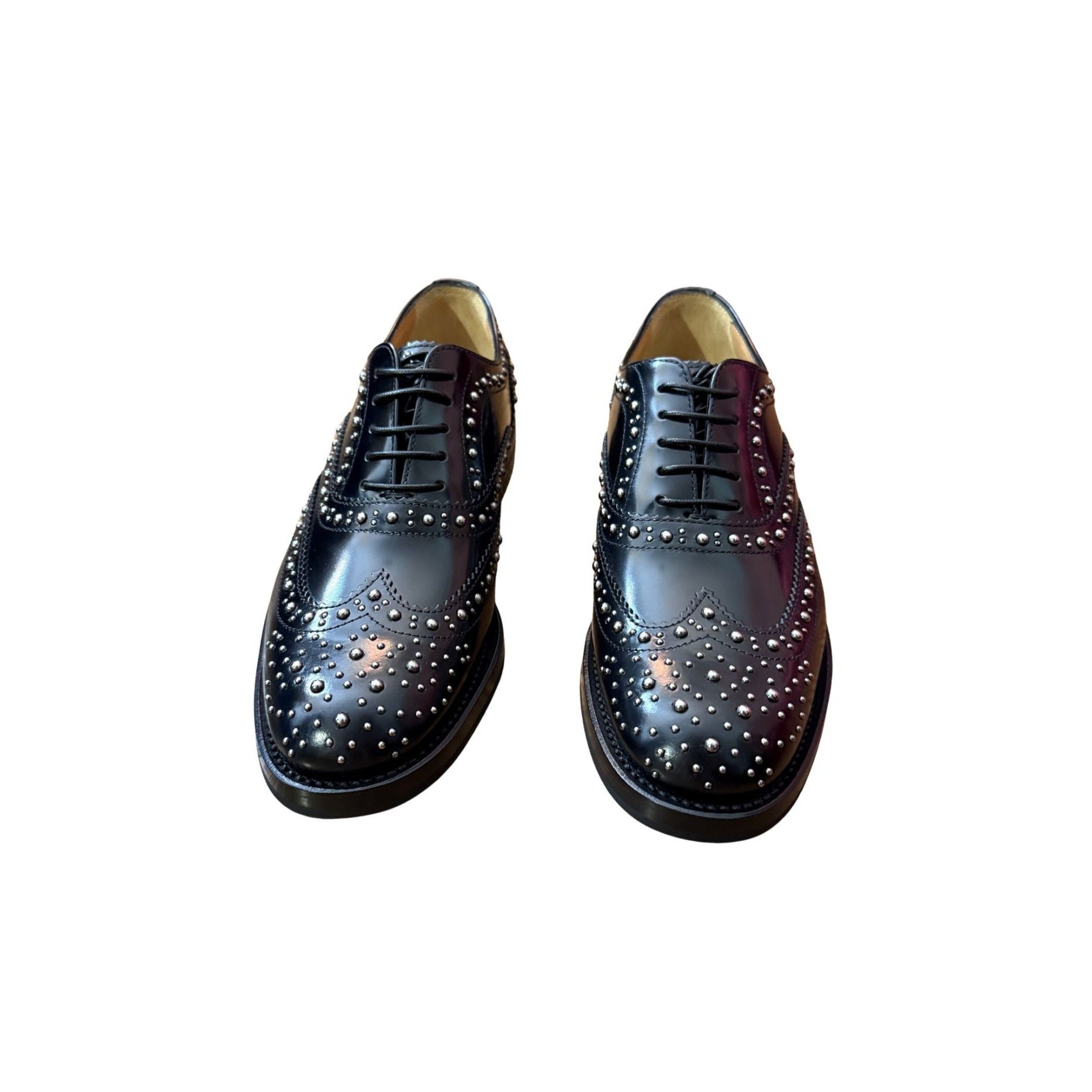 Church's Church's Burwood Met. Polished Binder Oxford Brogue Studs NW Size US 6 / IT 36 - 5 Thumbnail