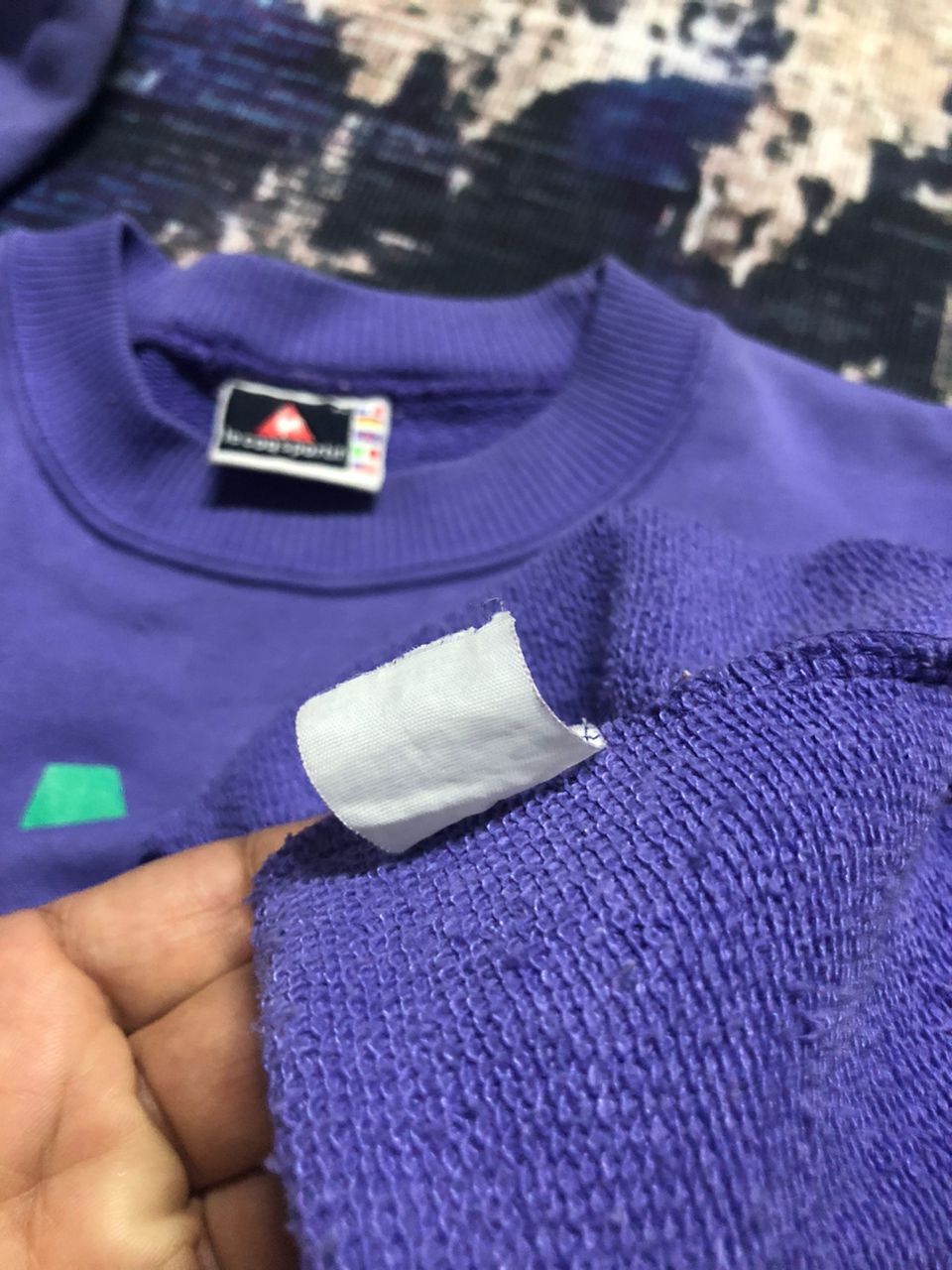 Le Coq Sportif Vintage 90s Le Coq Sportif France Sweatshirt Dirty Size US M / EU 48-50 / 2 - 11 Thumbnail