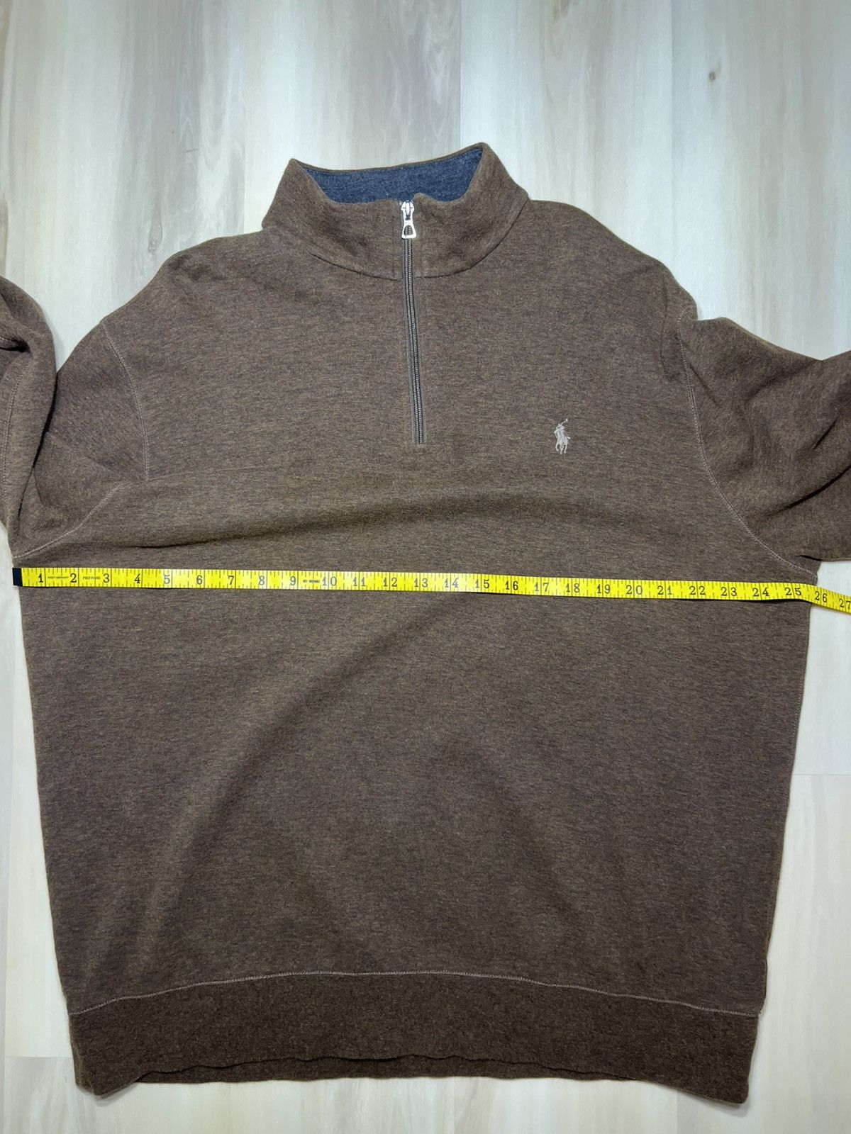 Polo Ralph Lauren Polo Ralph Lauren Sweater Men’s XL Heather Brown Quarter Zip Size US XL / EU 56 / 4 - 6 Thumbnail