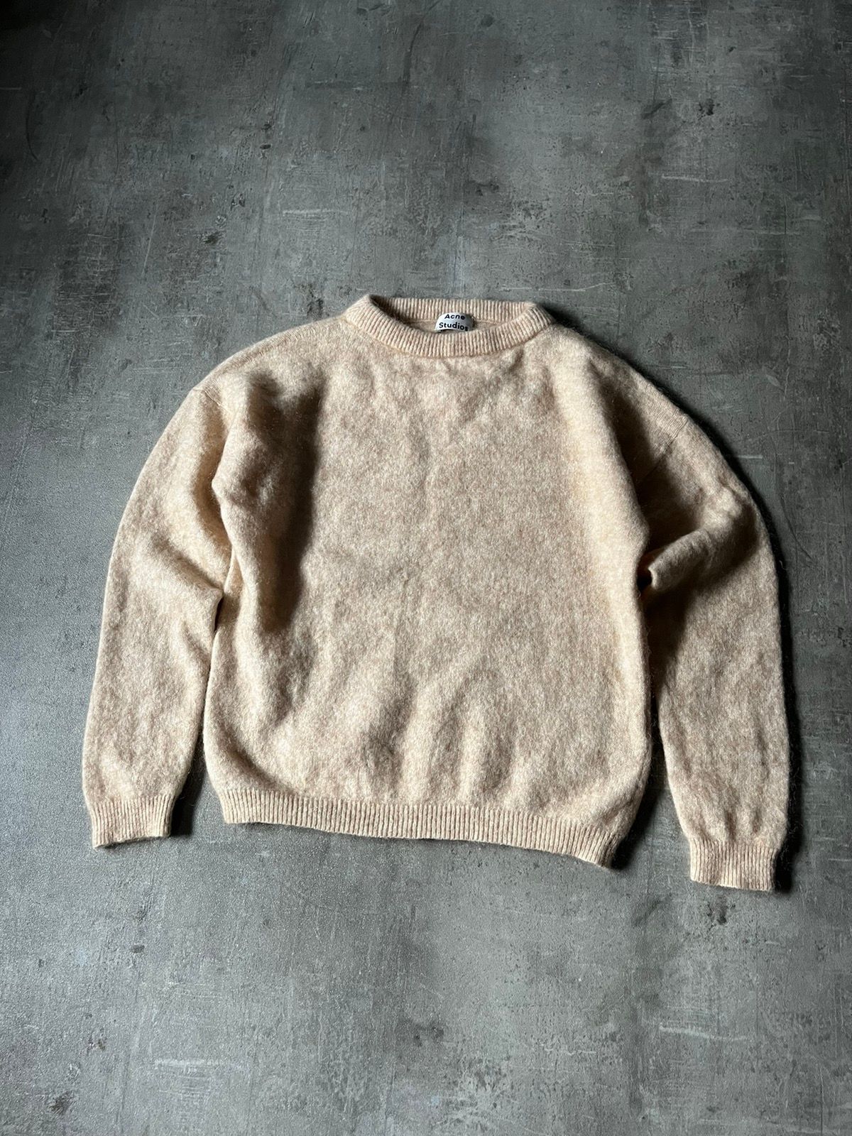 Pre-owned Acne Studios Mohair Sweater Beige