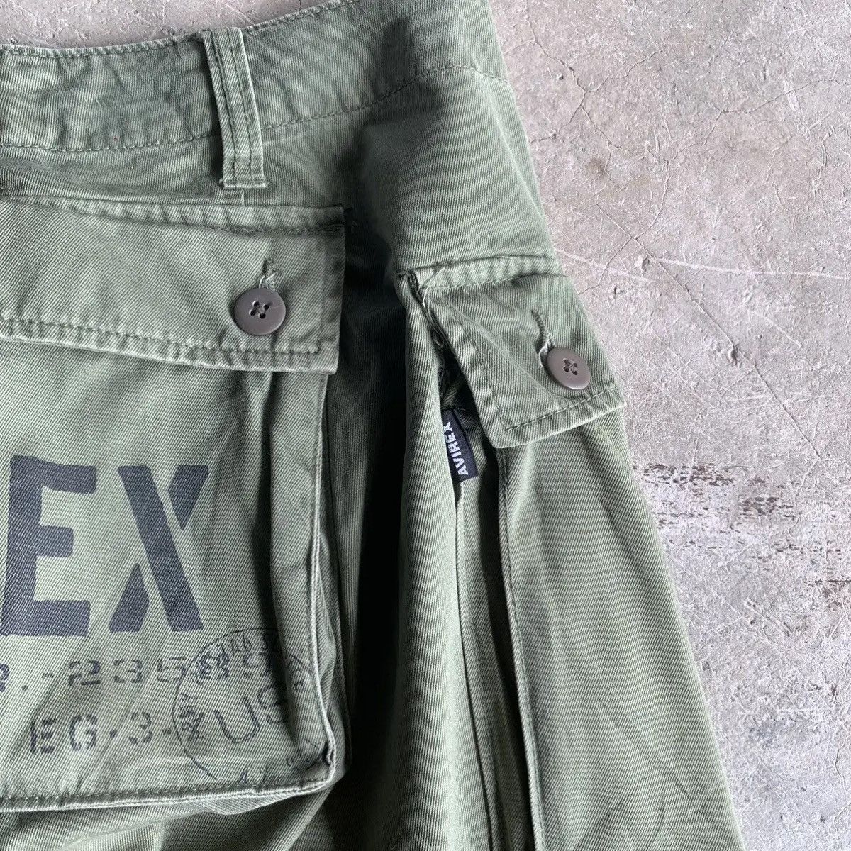 Avirex Vintage Avirex Big Pocket With Stencil Cop Utility Pants Size US 29 - 15 Thumbnail