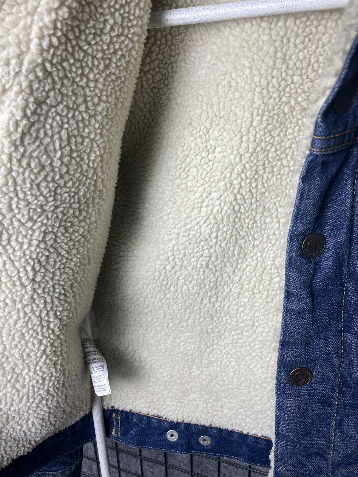 Levi's Levis Snap Button Sherpa Trucker Denim Jacket Size XS Size XS / US 0-2 / IT 36-38 - 5 Thumbnail