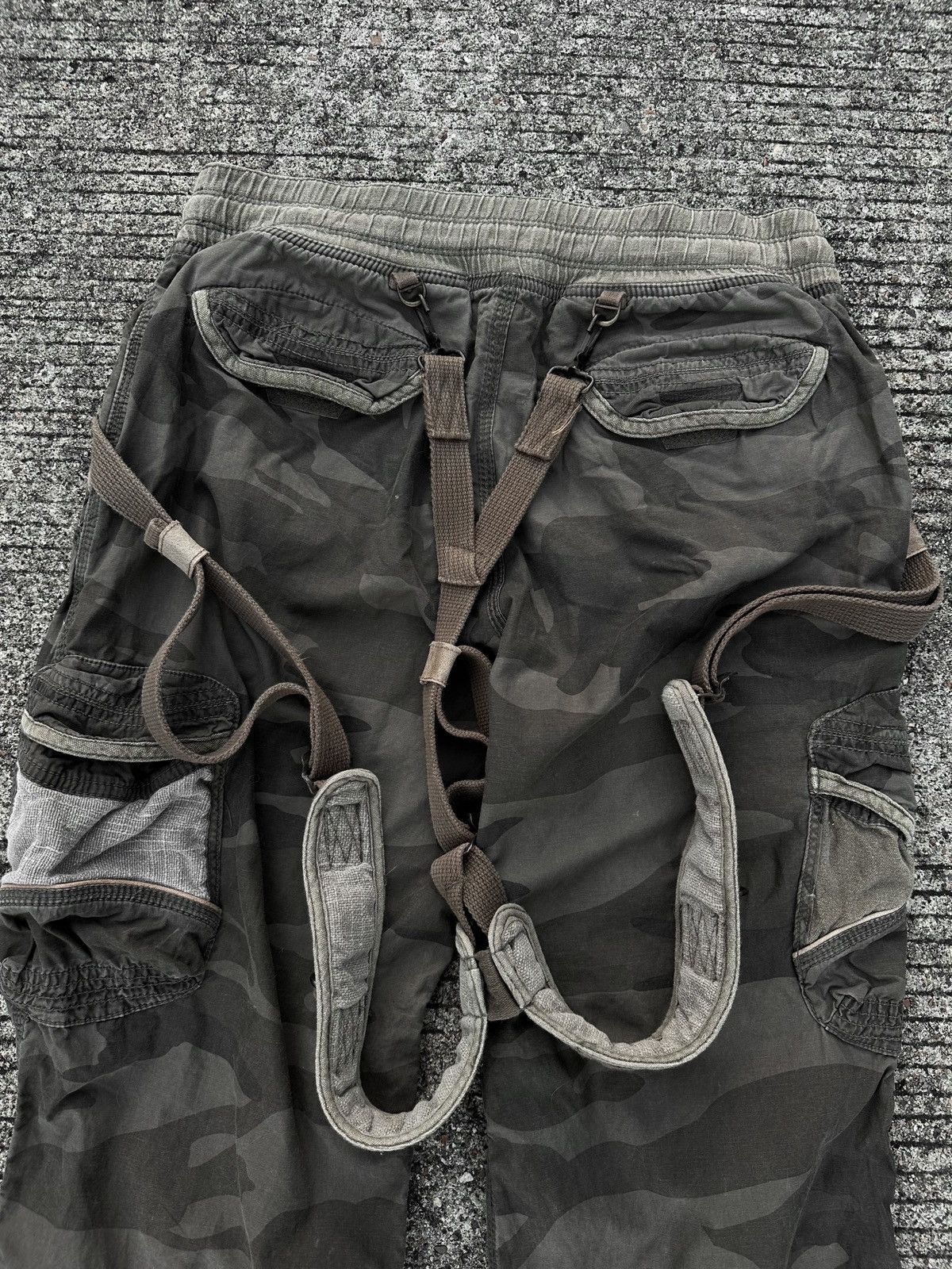 GOA GOA Suspender Camo Parachute Cargo Pants Size US 32 / EU 48 - 9 Thumbnail