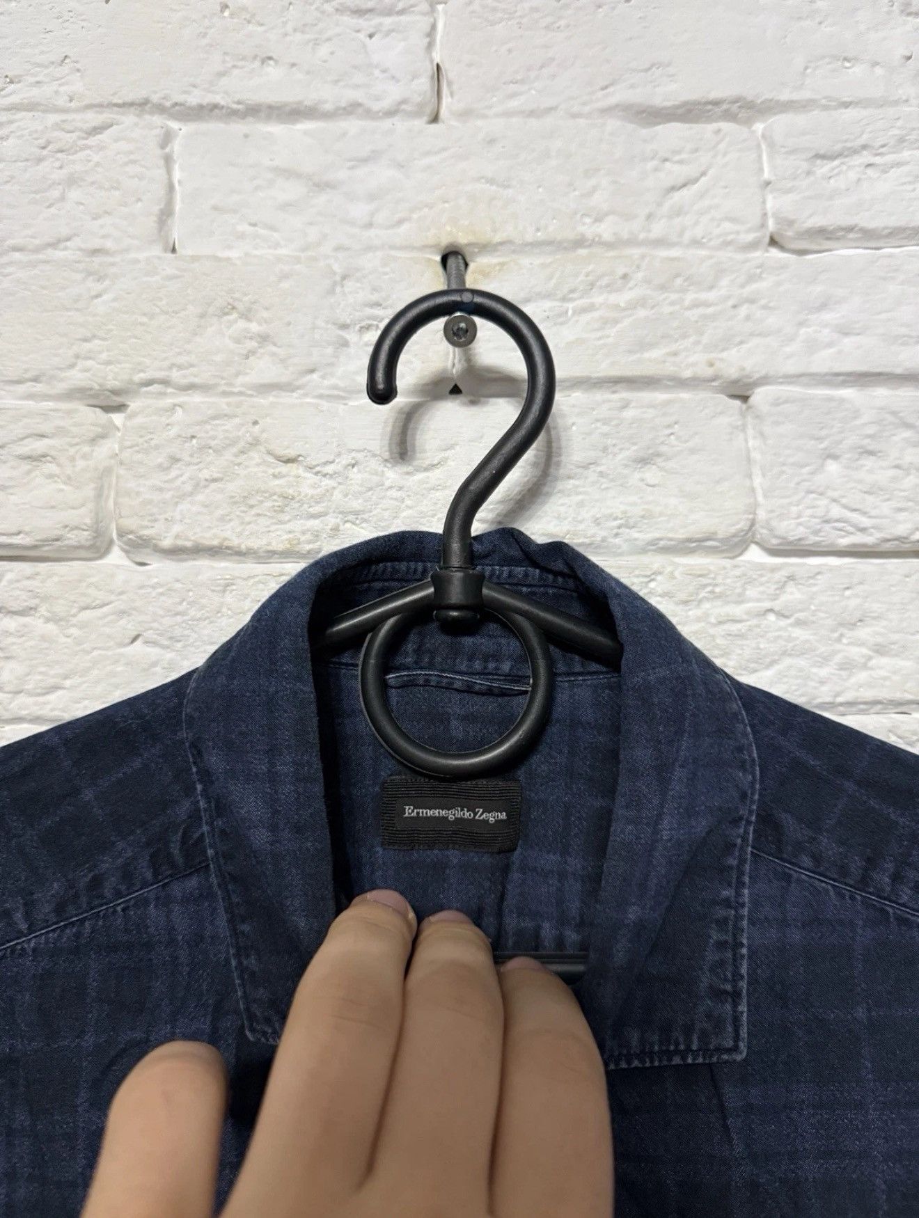 Ermenegildo Zegna Ermenegildo Zegna Plaid Shirt Long Sleeve Button Down Sz M Size US M / EU 48-50 / 2 - 3 Thumbnail