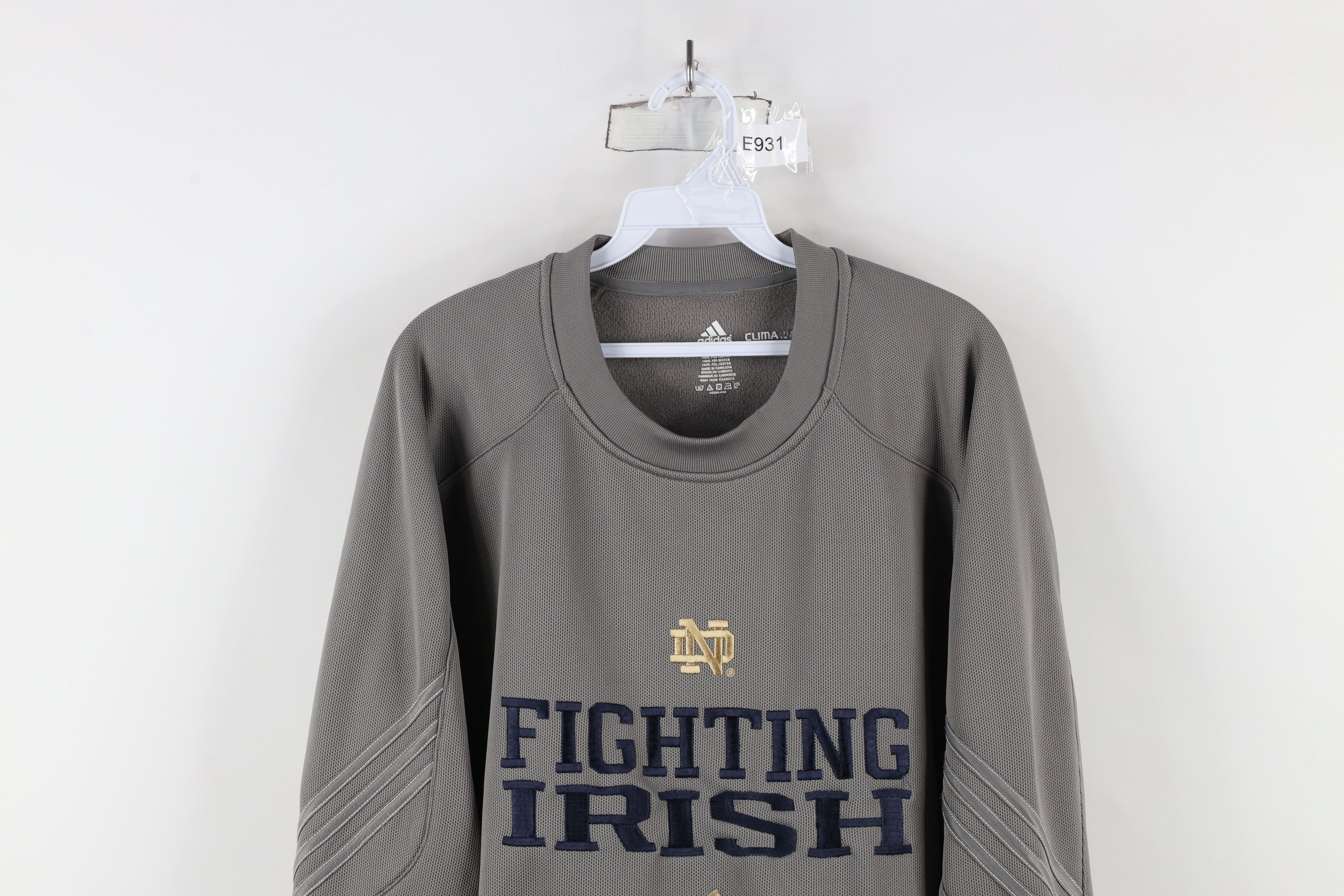 Adidas × Vintage Adidas Dame University Football Fleece Lined Sweatshirt Size US XXL / EU 58 / 5 - 2 Thumbnail
