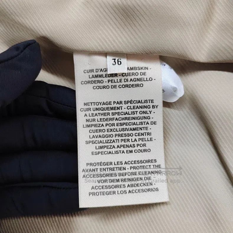 Hermes Hermes White-Grey Lamb Leather Blazer Jacket Size XS / US 0-2 / IT 36-38 - 5 Thumbnail