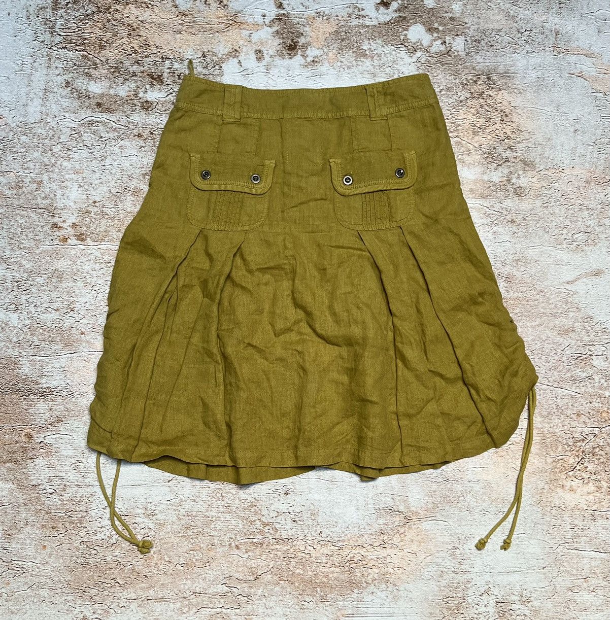 Japanese Brand × Vintage Vintage Japanese flare adjustable cargo skirt Size 28" / US 6 / IT 42 - 5 Thumbnail