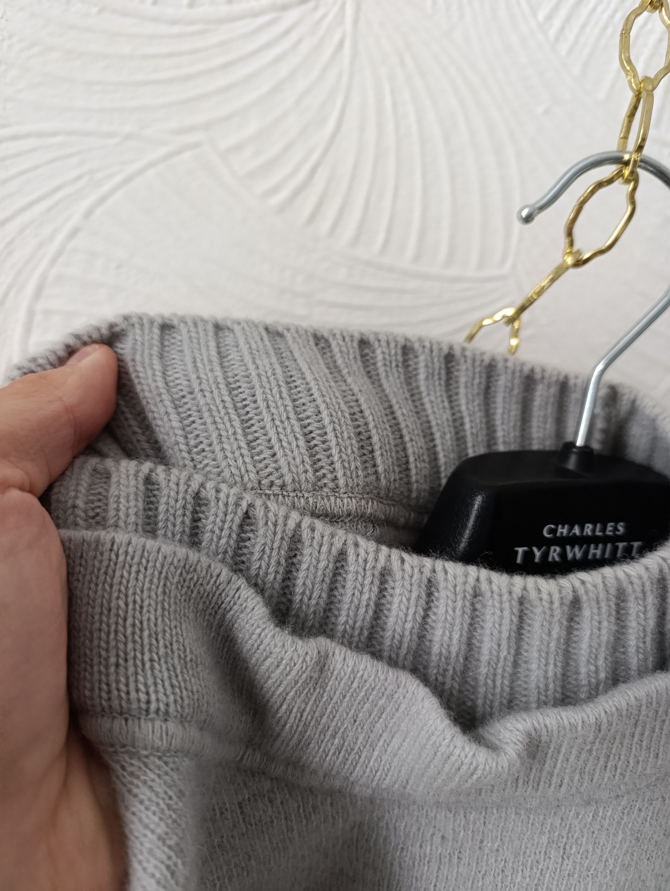 Stone Island STONE ISLAND PATCH BLACK-CUFF HIGH-NECK VINTAGE SWEATER Size US XL / EU 56 / 4 - 15 Thumbnail