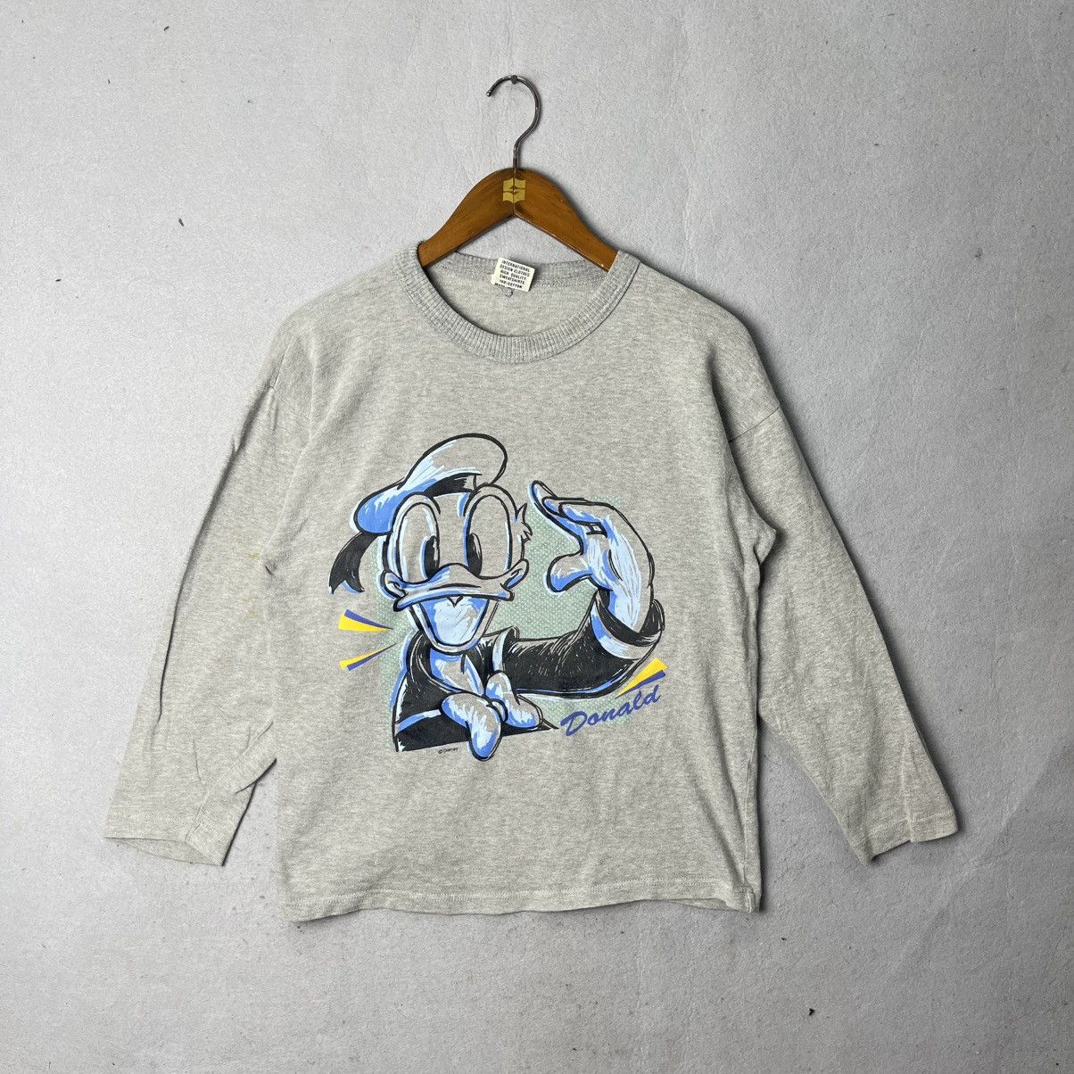 Disney Vintage Donald Duck Disney Graphic Sweatshirt Grey Size US M / EU 48-50 / 2 - 1 Thumbnail