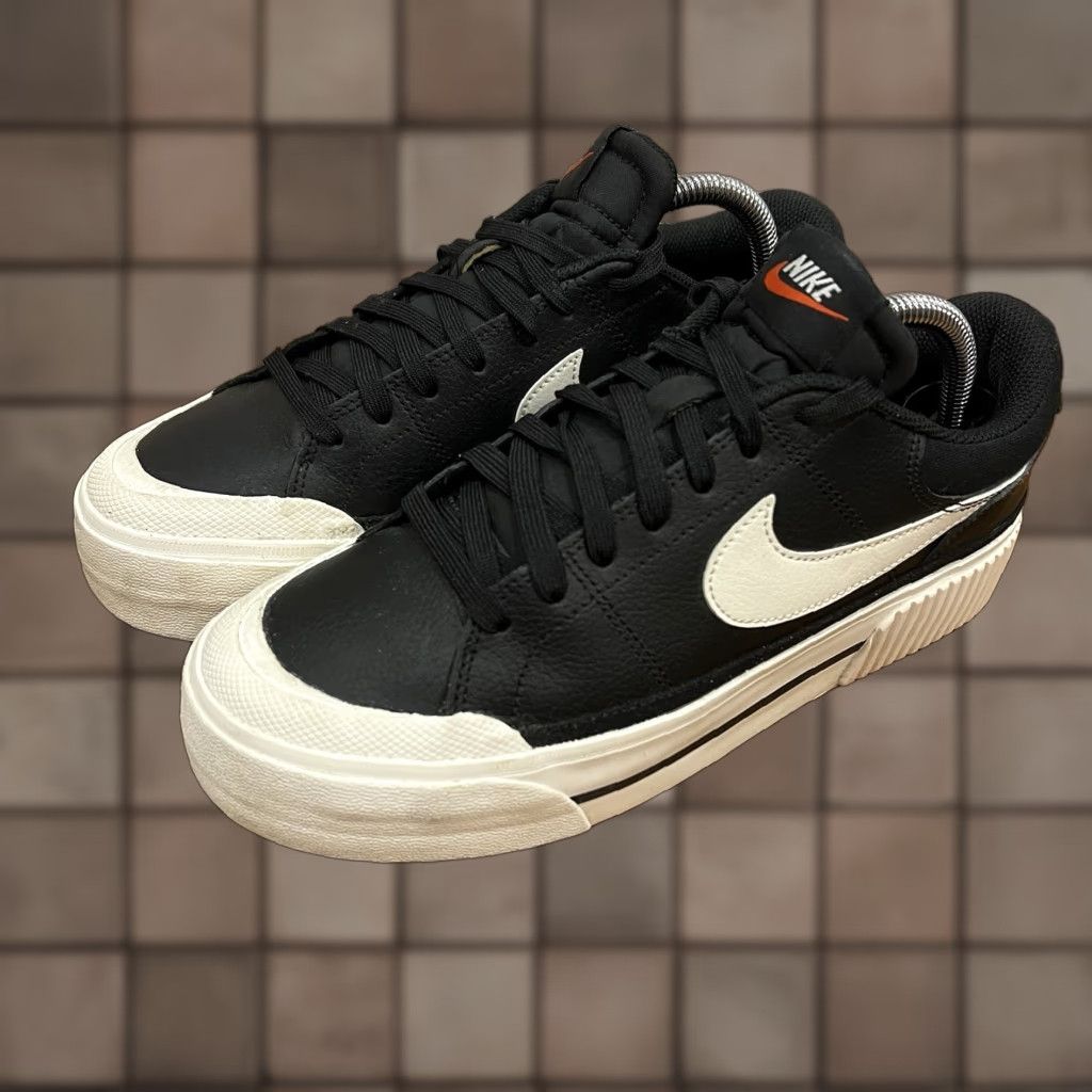 Nike Nike Women Court Legacy Lift Black Sail White Size 8.5 DM7590 001 Size US 9 / IT 39 - 1 Thumbnail