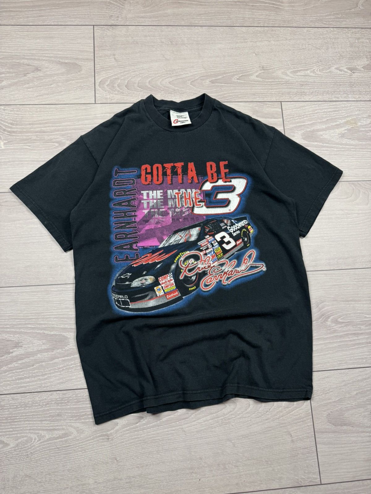 NASCAR Vintage 90’s T Shirt Dale Earnhardt Gotta Be The Man Size US L / EU 52-54 / 3 - 1 Thumbnail