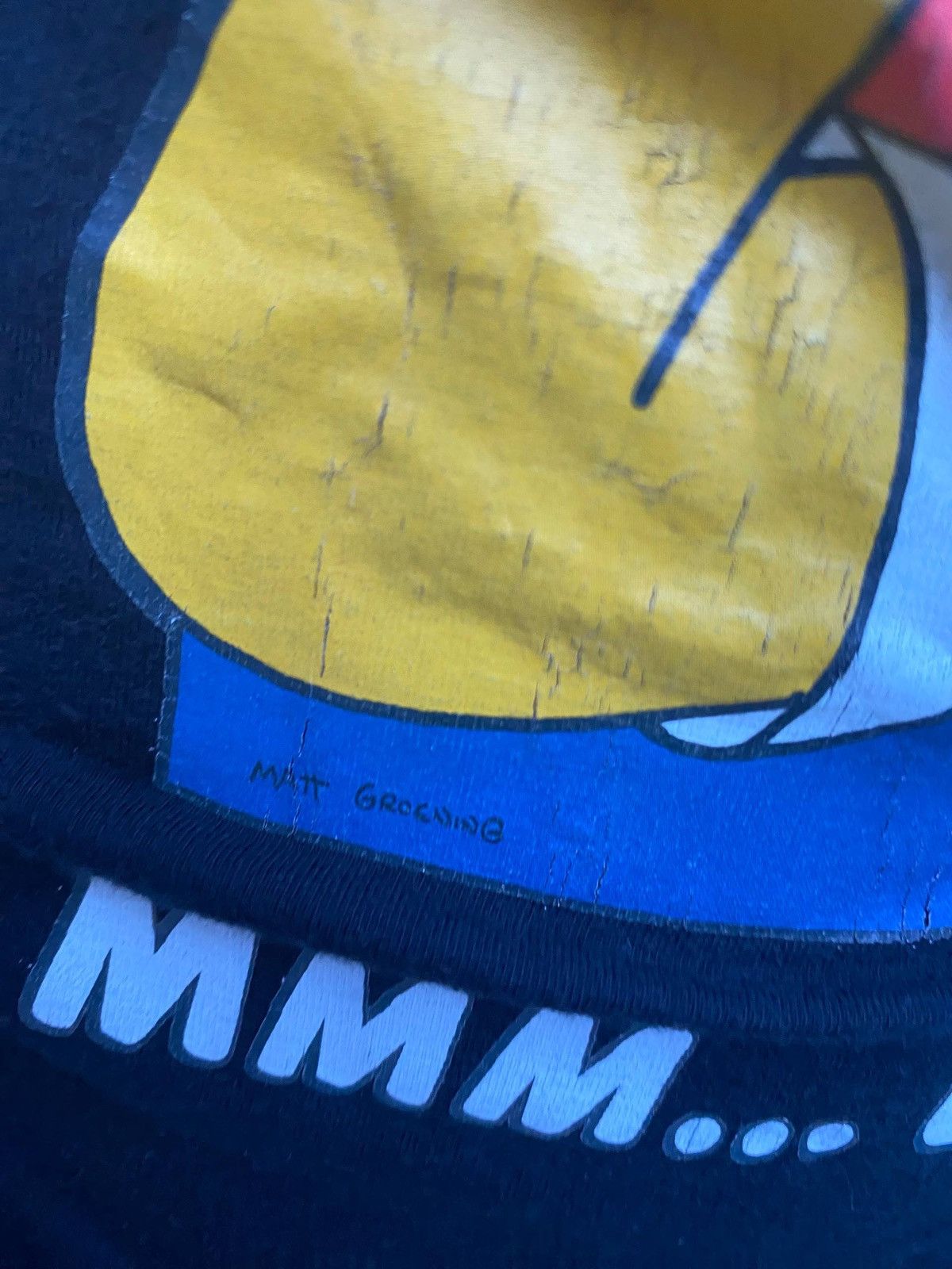 The Simpsons Vintage 1999 The Simpsons Homer “Mmm… Be Mine!!!” Tee Size US L / EU 52-54 / 3 - 5 Thumbnail