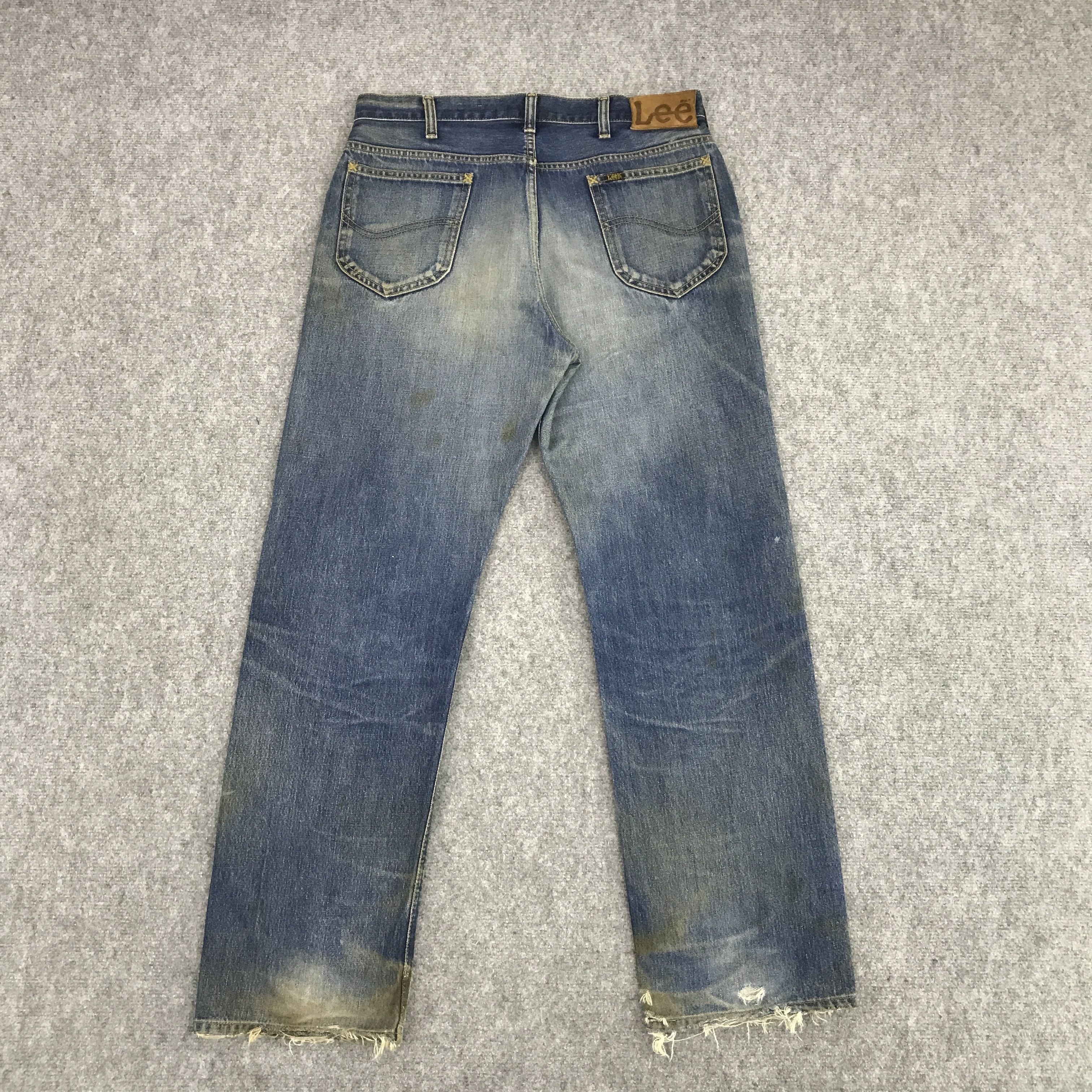 Lee DENIM LEE RIDERS DISTRESSED DENIM PANTS Size US 34 / EU 50 - 2 Thumbnail