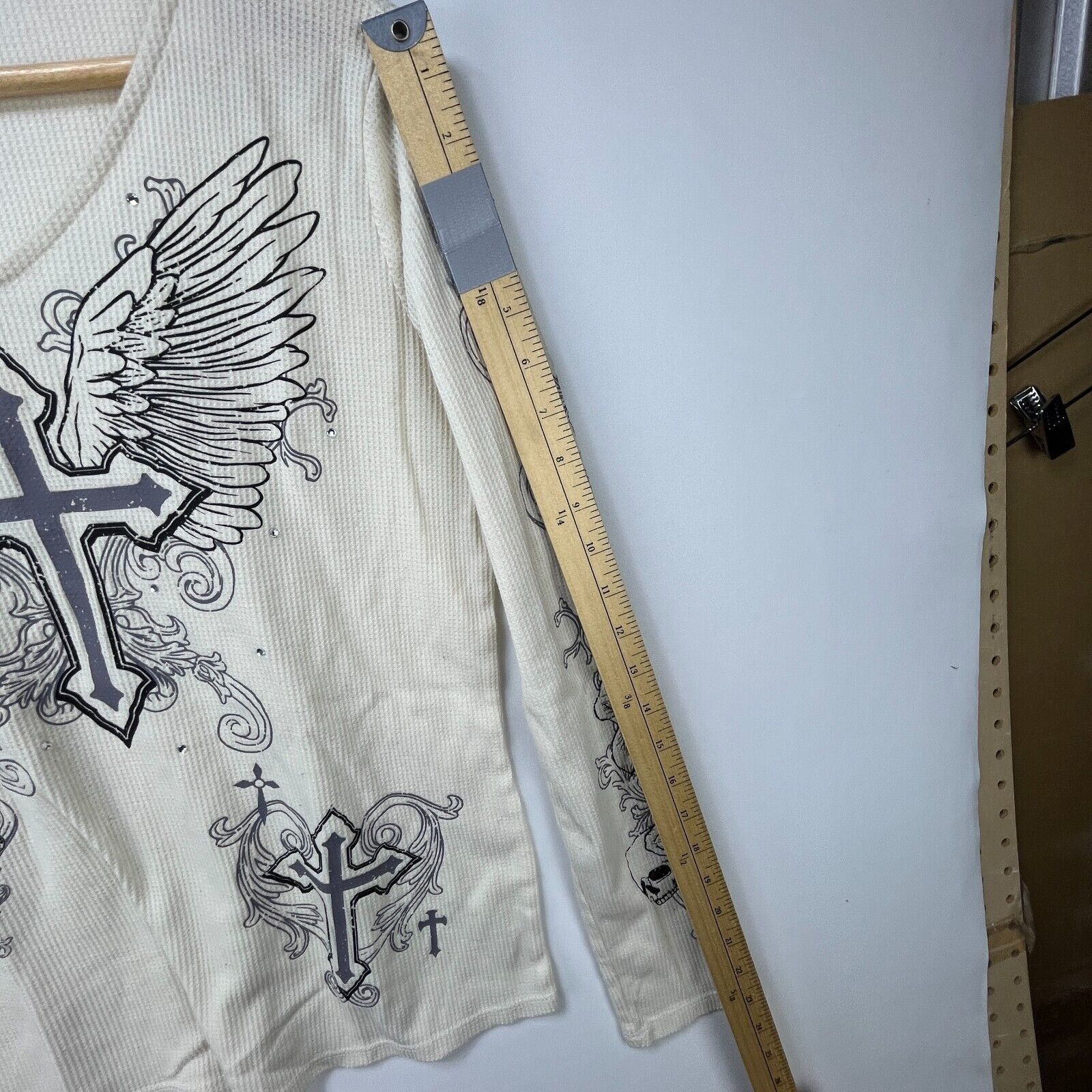 Vintage Vintage Y2K Cross Angel Wings Golf Skull Womens Medium Large Size M / US 6-8 / IT 42-44 - 8 Thumbnail