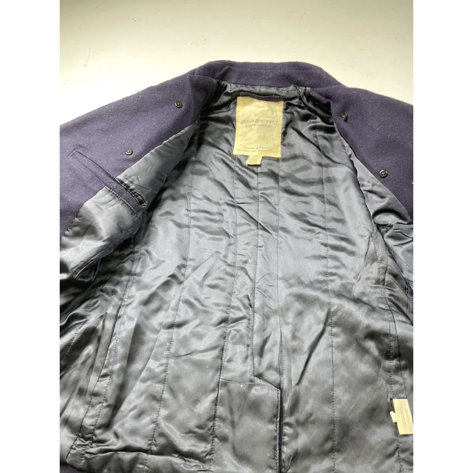 Ralph Lauren Ralph Lauren Denim & Supply Wool Peacoat Jacket Mens Small Navy Blue Wool Navy Peacoat Jacket Mens S Blue Size US S / EU 44-46 / 1 - 4 Thumbnail