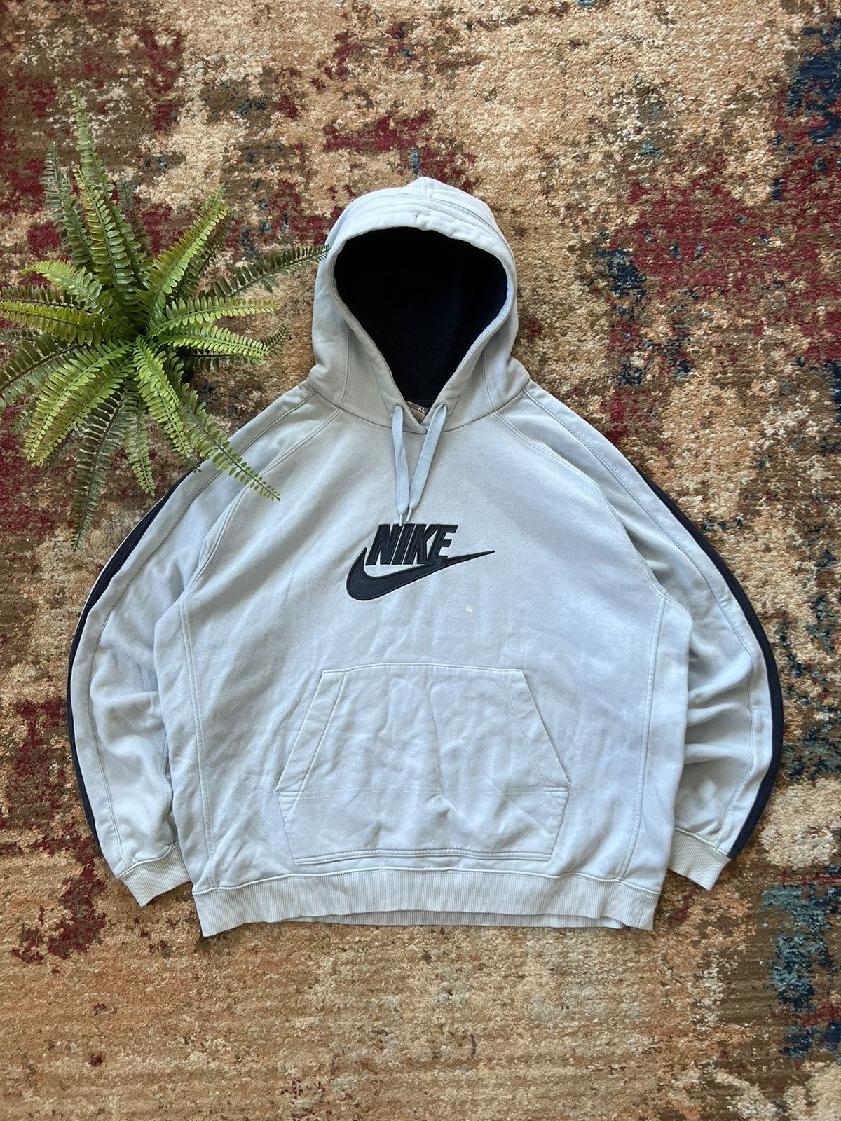 🐋 90’s NIKE BIG SWOOSH LOGO HOODIE Y2K