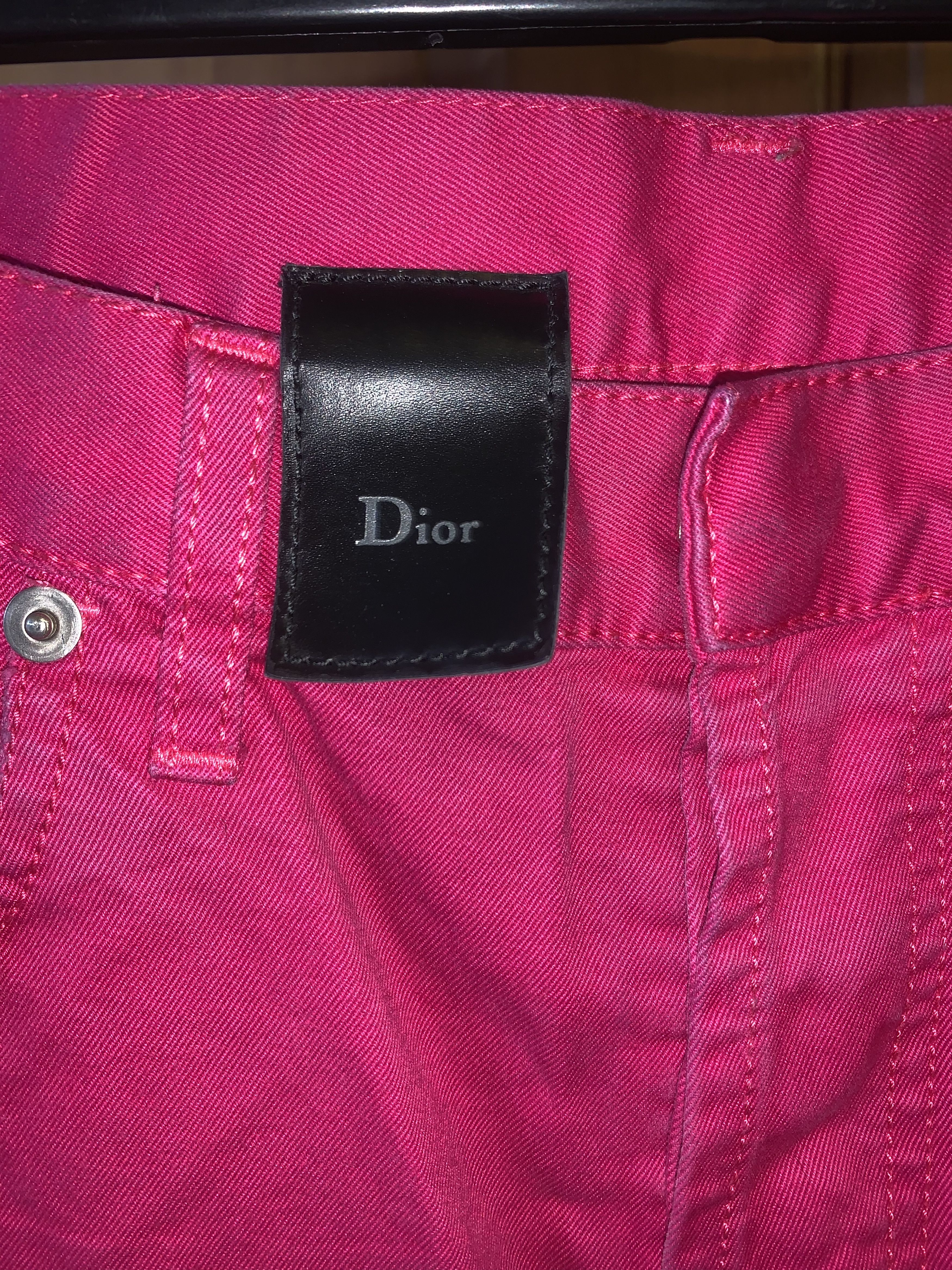 Dior SS05 Dior Homme Fuchsia Jeans Size US 33 - 12 Thumbnail