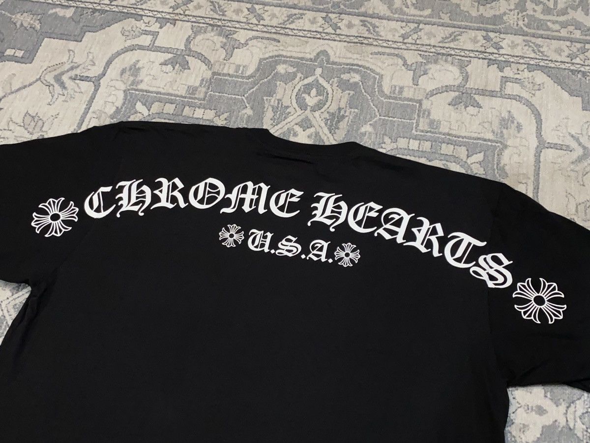 Chrome Hearts Chrome Hearts Arc Logo Tee Size US XL / EU 56 / 4 - 2 Thumbnail