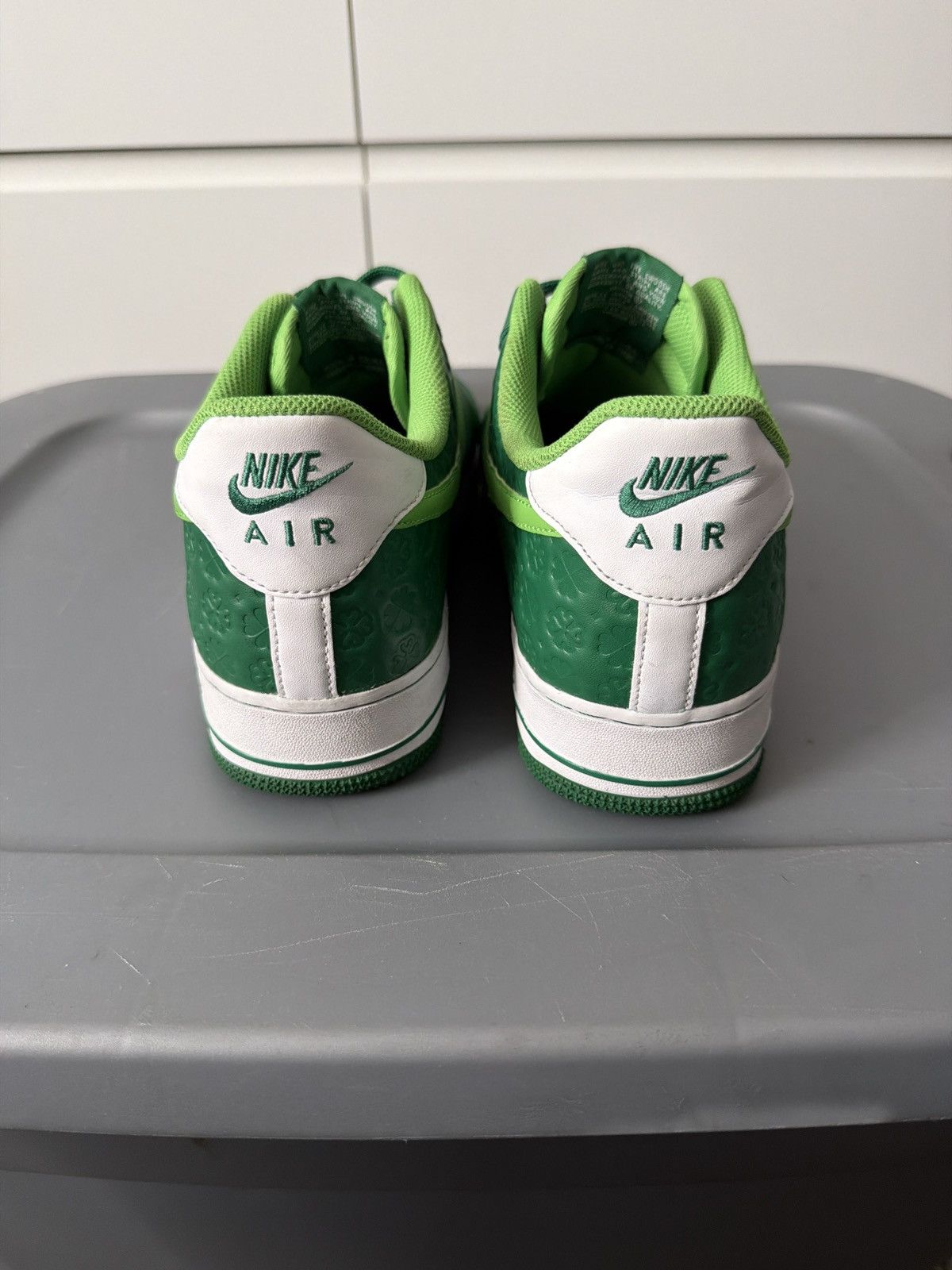Nike St. Patrick’s Day Air force 1s Size US 11.5 / EU 44-45 - 5 Thumbnail