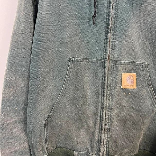 Carhartt Vintage Green Carhartt Active Jacket,L men’s,Vintage Size US L / EU 52-54 / 3 - 3 Thumbnail